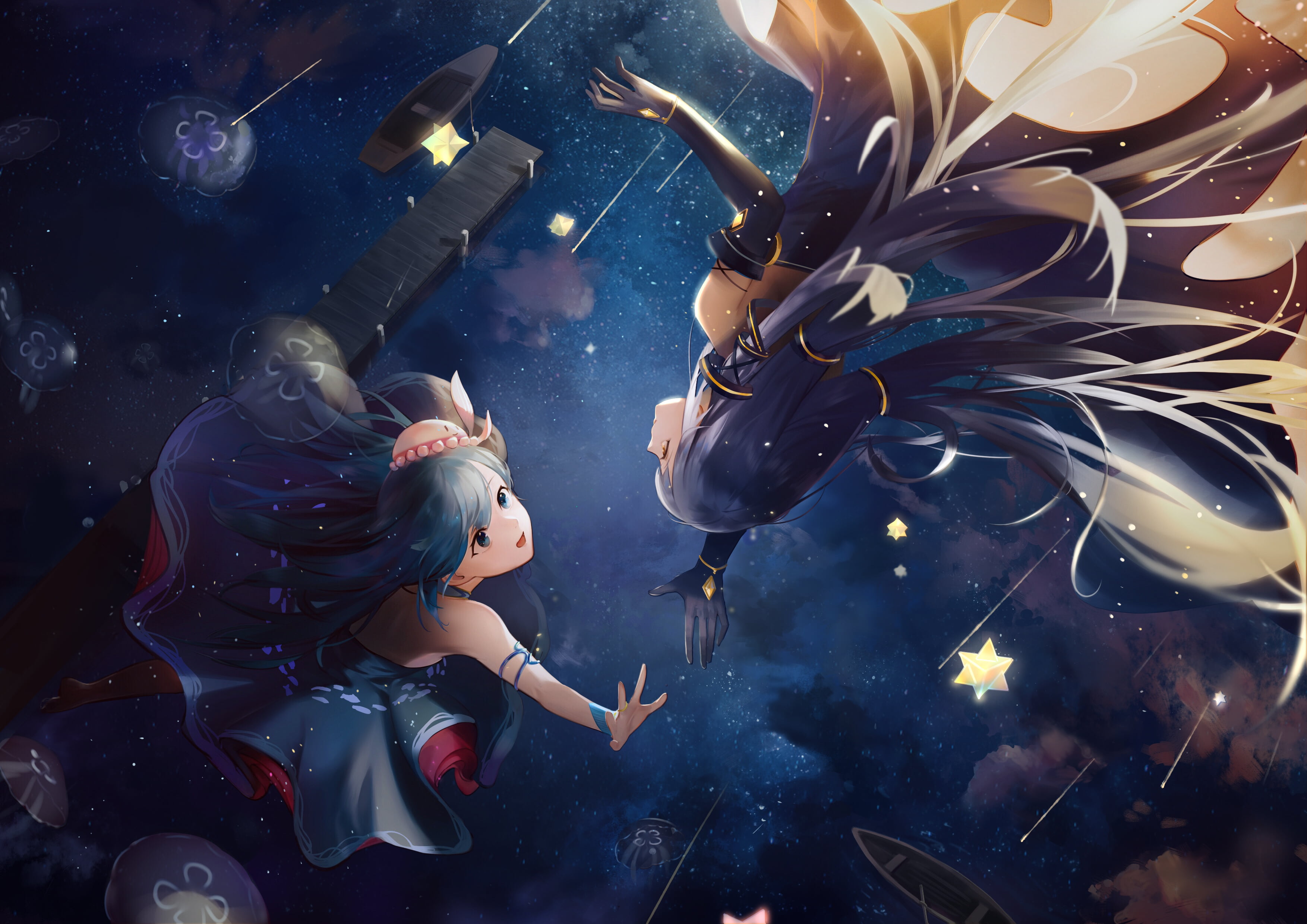 Haiyi (Vocaloid), Vocaloid, Anime, 2K, Stardust (Vocaloid), HD Wallpaper