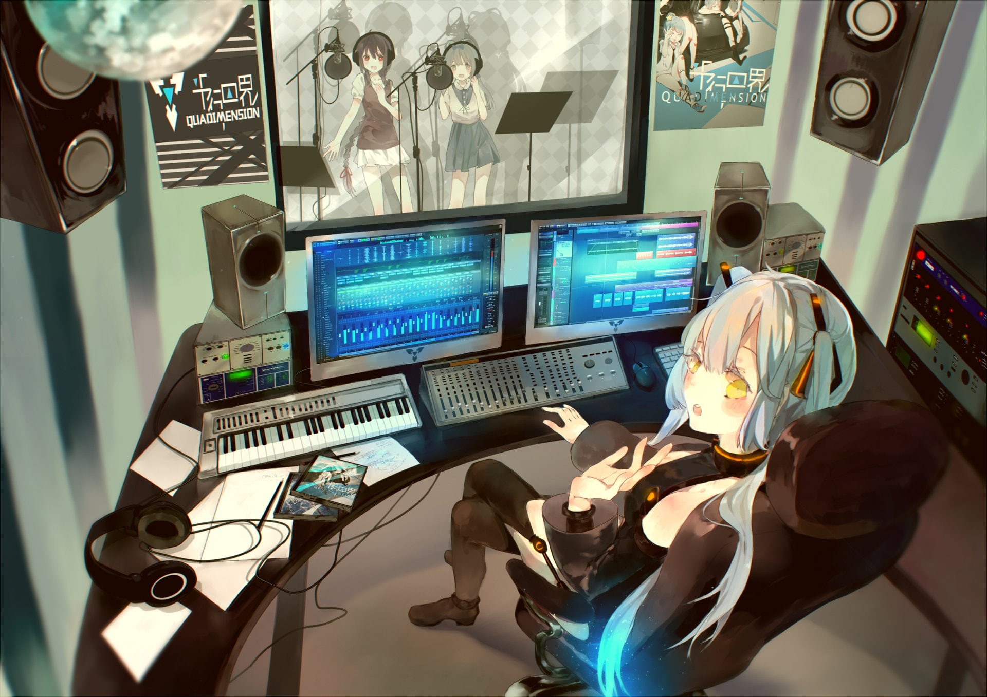 control, technology, music, healthcare and medicine, human representation, Anime, Stardust (Vocaloid), Yuezheng Ling, male likeness, electric lamp, no people, HD Wallpaper