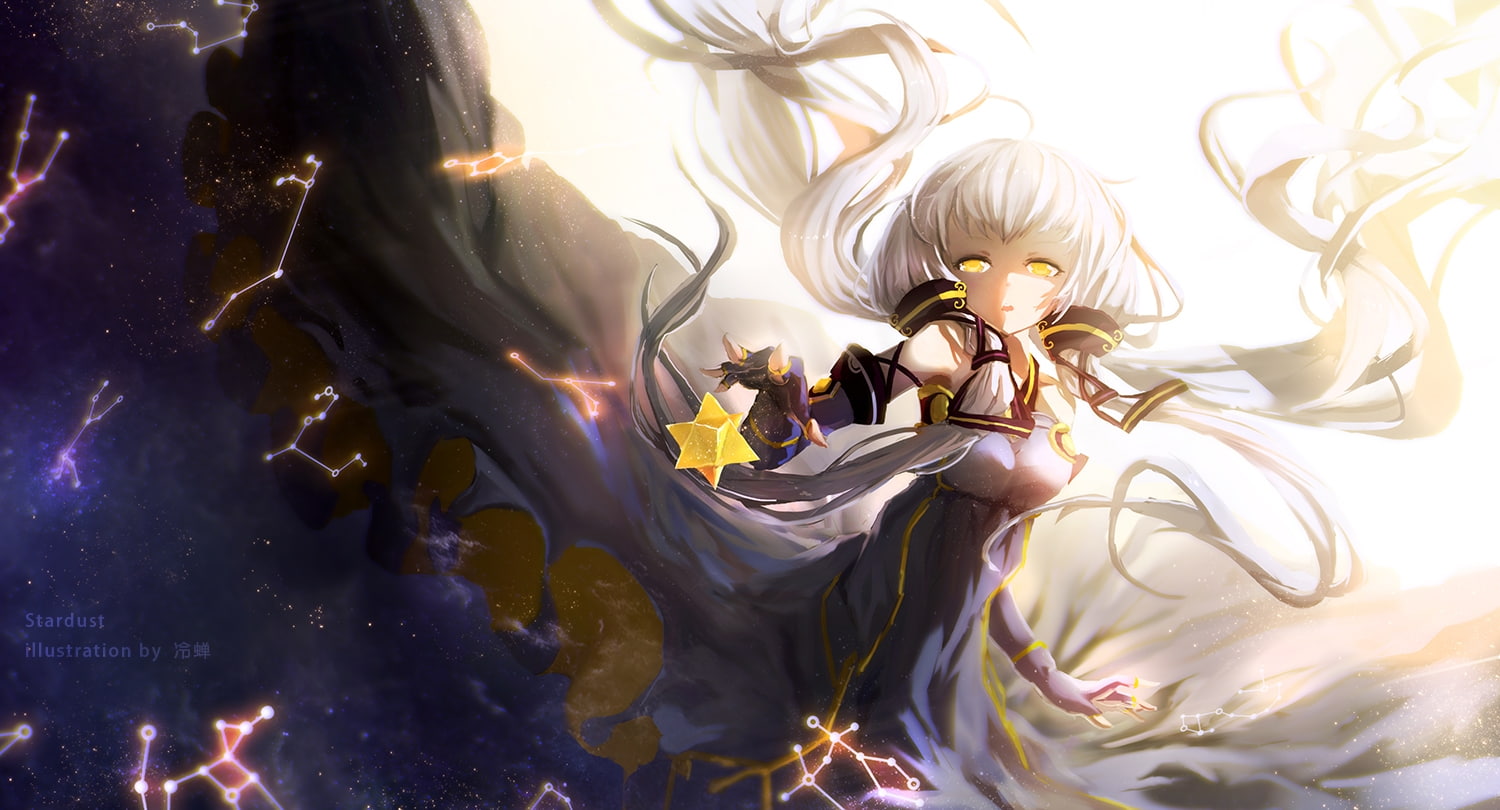 720P, creativity, beauty in nature, Anime, art and craft, flowering plant, spirituality, stardust, xingchen, vocaloid, plant, close-up, religion, nature, HD Wallpaper