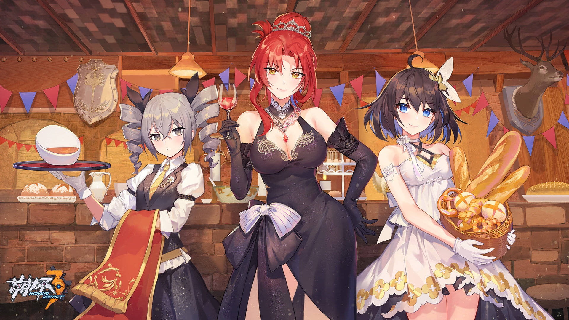 Honkai Impact, anime girls, 1080P, hanasa, HD Wallpaper