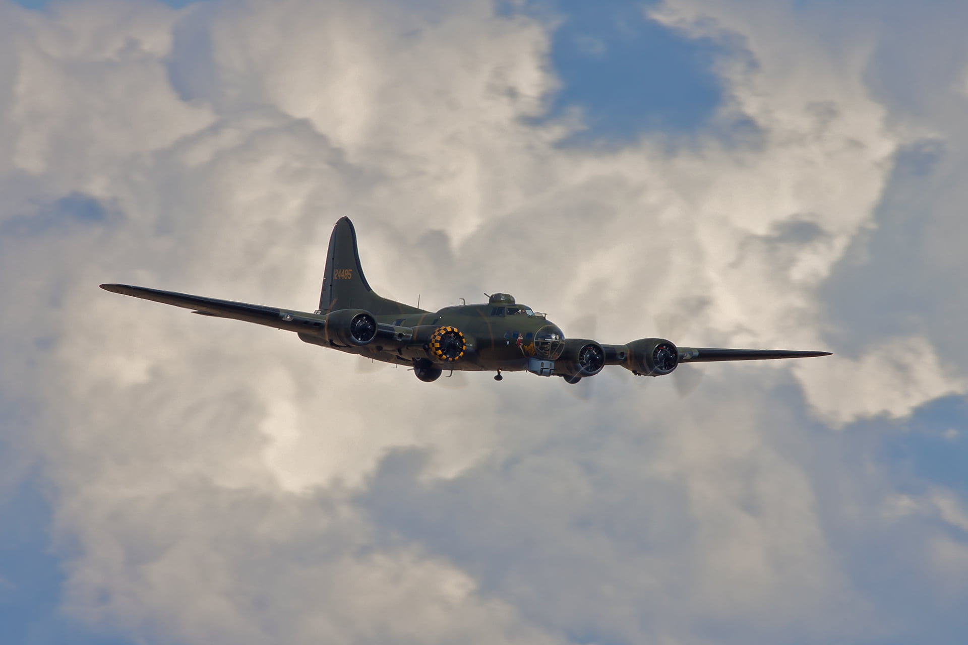 no people, bomber, tourism, military, vacations, mode of Transport, blue, airplane, business, transportation, clouds, travel, mid-air, aircraft, outdoors, HD Wallpaper