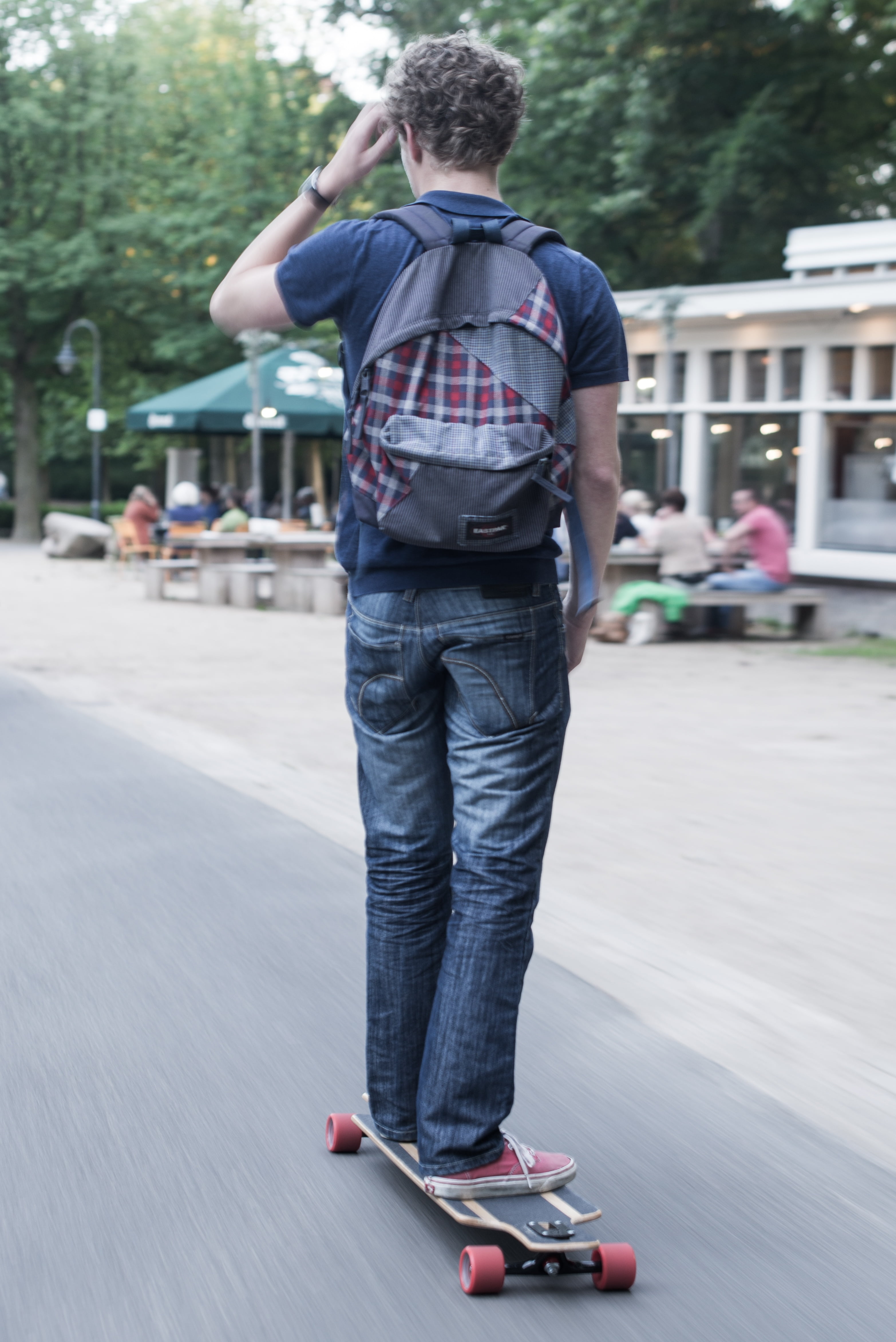 one person, man, outdoors, sports equipment, casual clothing, legs, energy, trick, person, skatepark, men, lifestyles, action, street, boy, skateboarding, Phone HD Wallpaper