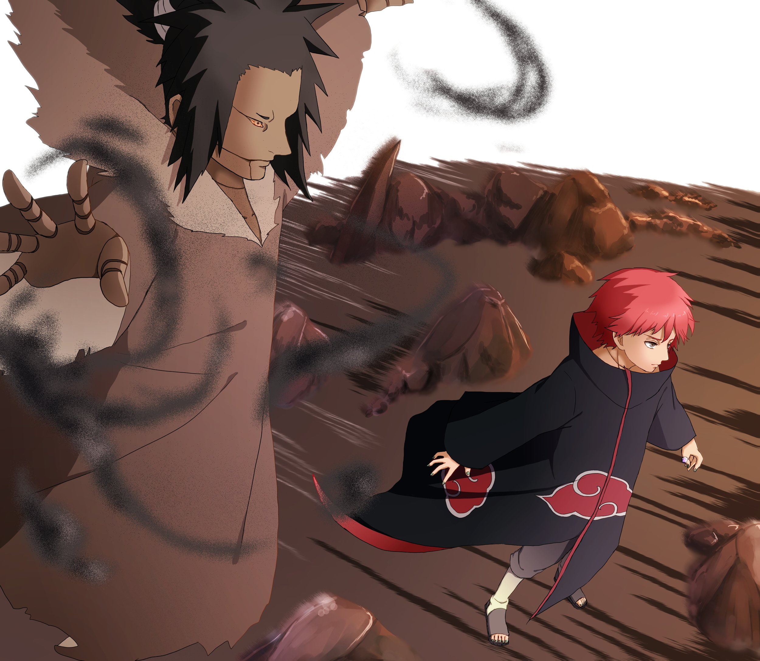 naruto, akatsuki, sandals, uniform, 1080P, sasori, HD Wallpaper