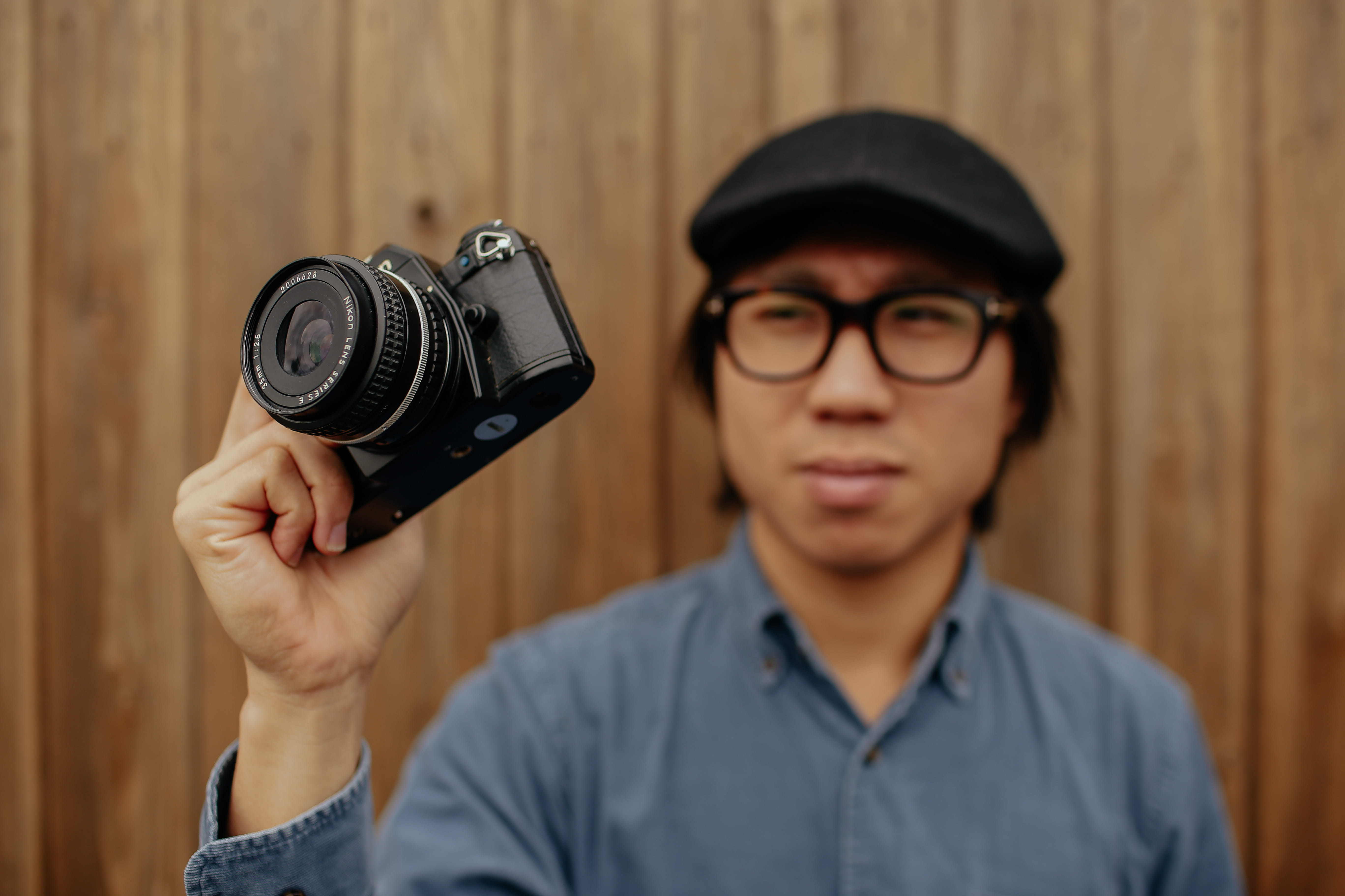 human, black, photography themes, camera - photographic equipment, photographer, video camera, electronics, casual clothing, focus on foreground, glasses, HD Wallpaper