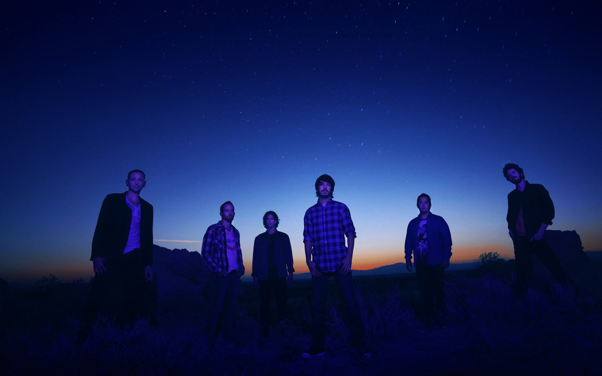 linkin, 1080P, photo, night, session, park, HD Wallpaper