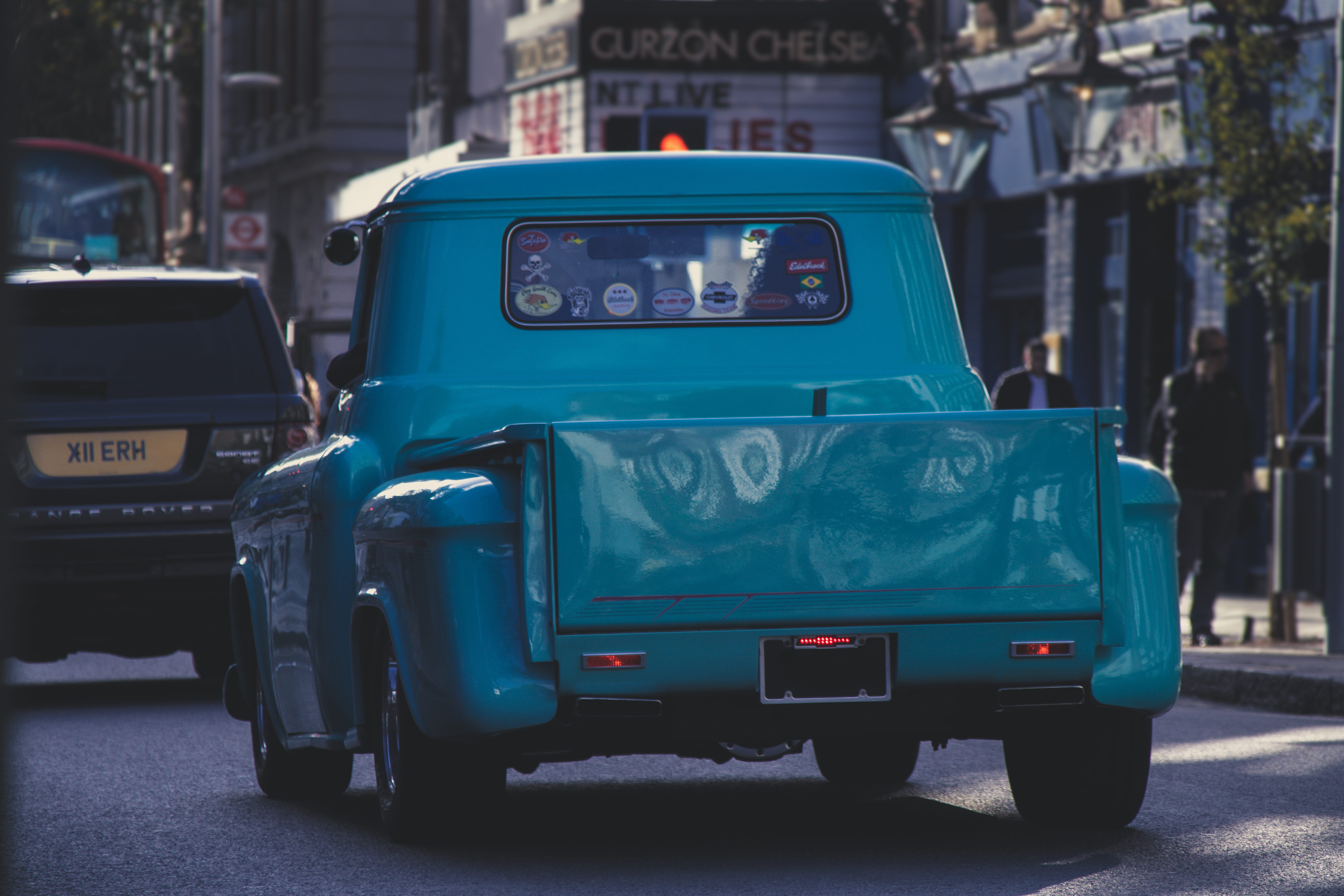 speed, focus on foreground, day, reflection, london, street, built structure, vintage, communication, land vehicle, kings road, united kingdom, stationary, HD Wallpaper