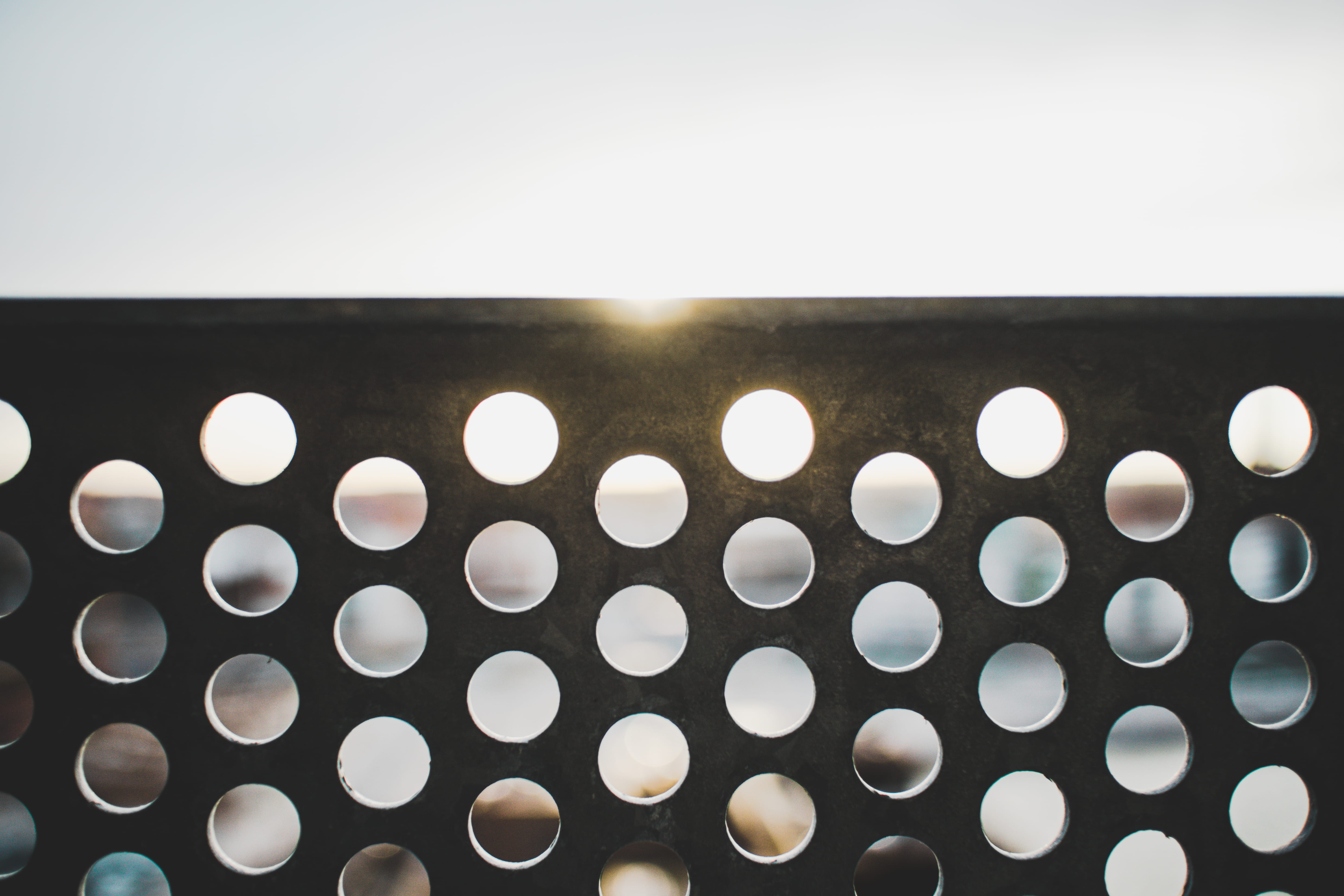 thesilo, copy space, circles, white color, close-up, circle, nordhavn, sun, shape, sunlight, pattern, balcony, contrast, denmark, color, illuminated, light - natural phenomenon, HD Wallpaper
