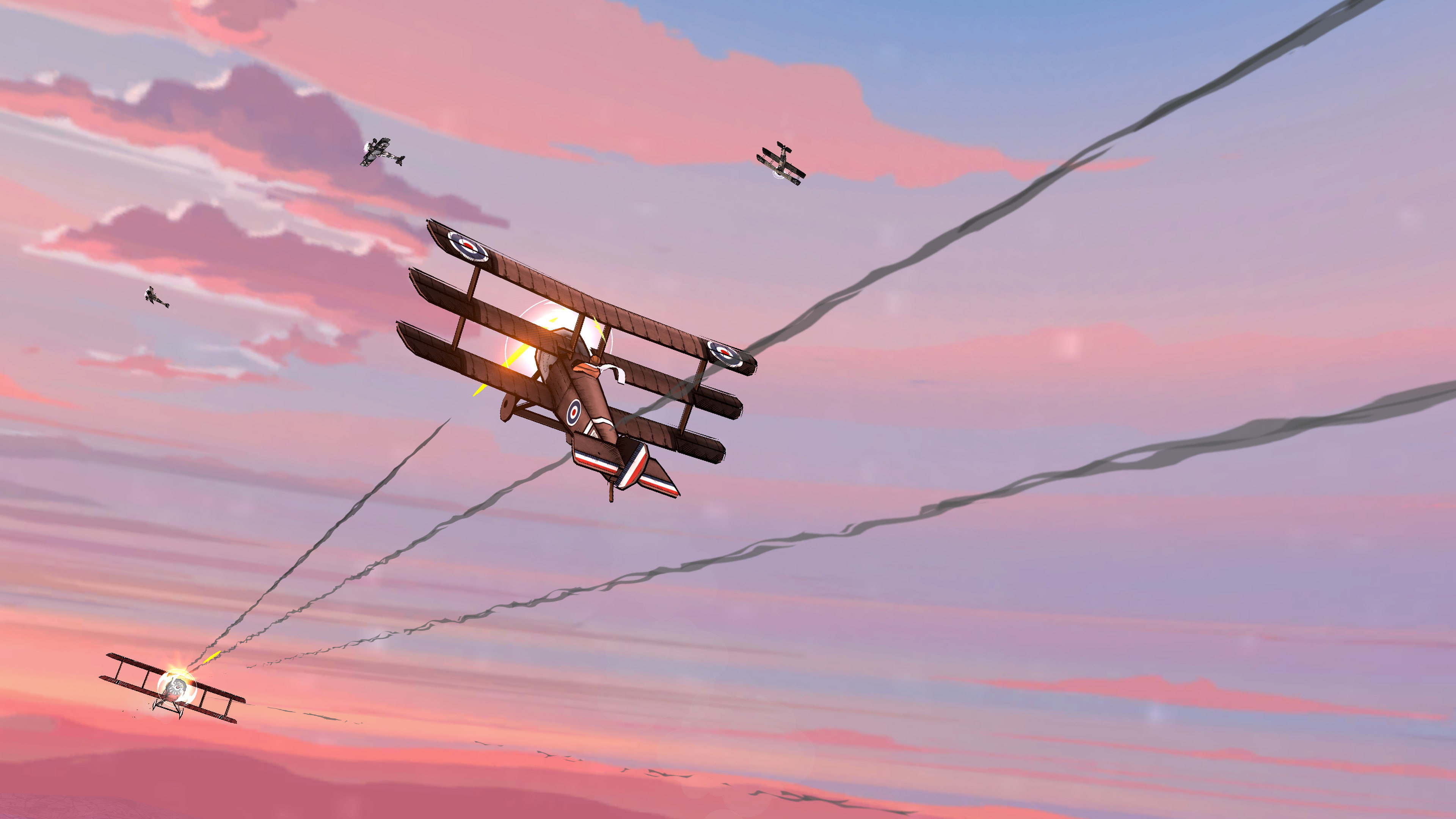 on the move, nintendo switch, skies of fury dx, no people, flying, cloud - sky, connection, mode of transportation, hd, planes, air vehicle, 4K, 2018 games, HD Wallpaper