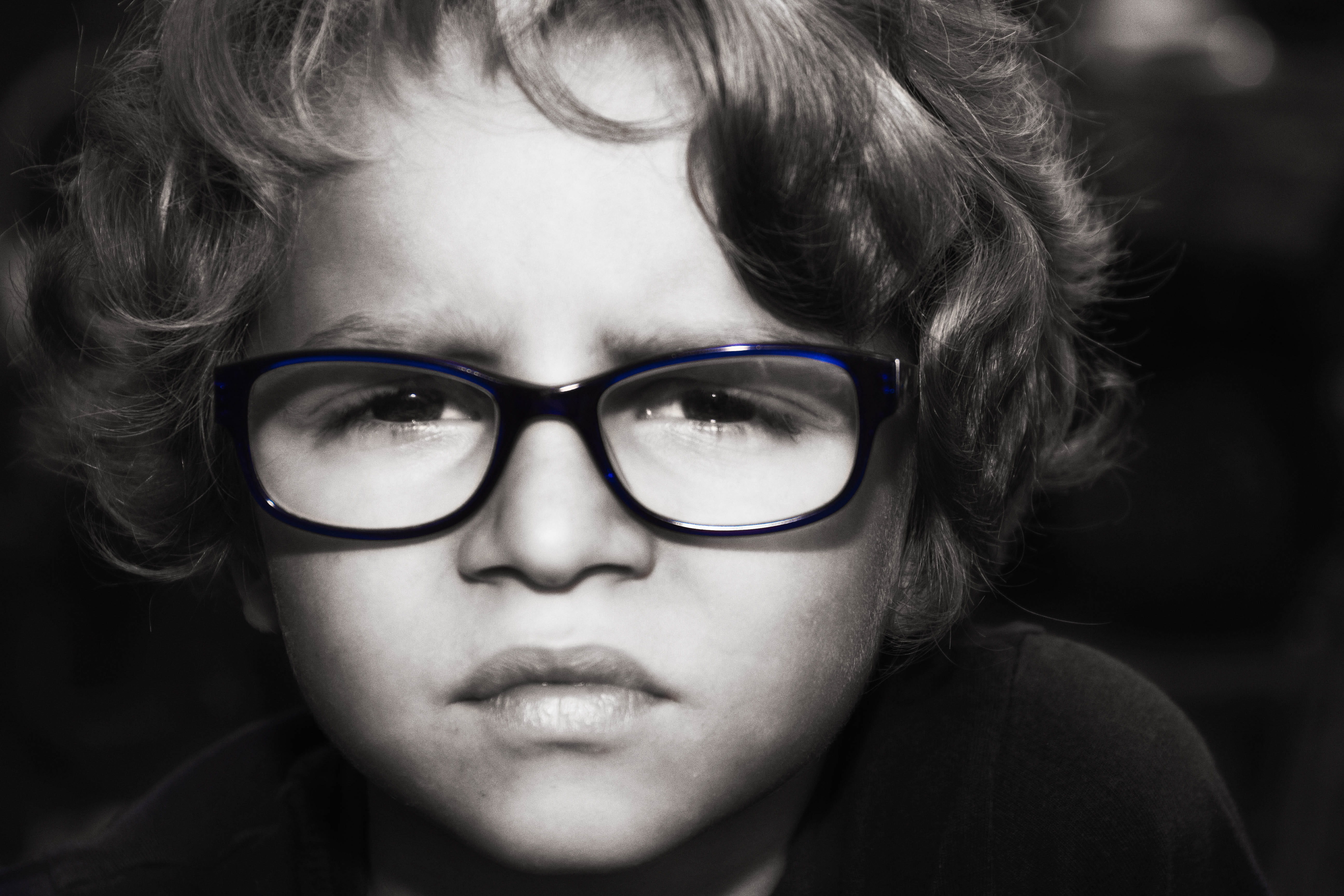 boy, body part, front view, headshot, women, indoors, portrait, contemplation, one person, stare, child, hairstyle, offspring, teenager, 5K, depression - sadness, HD Wallpaper