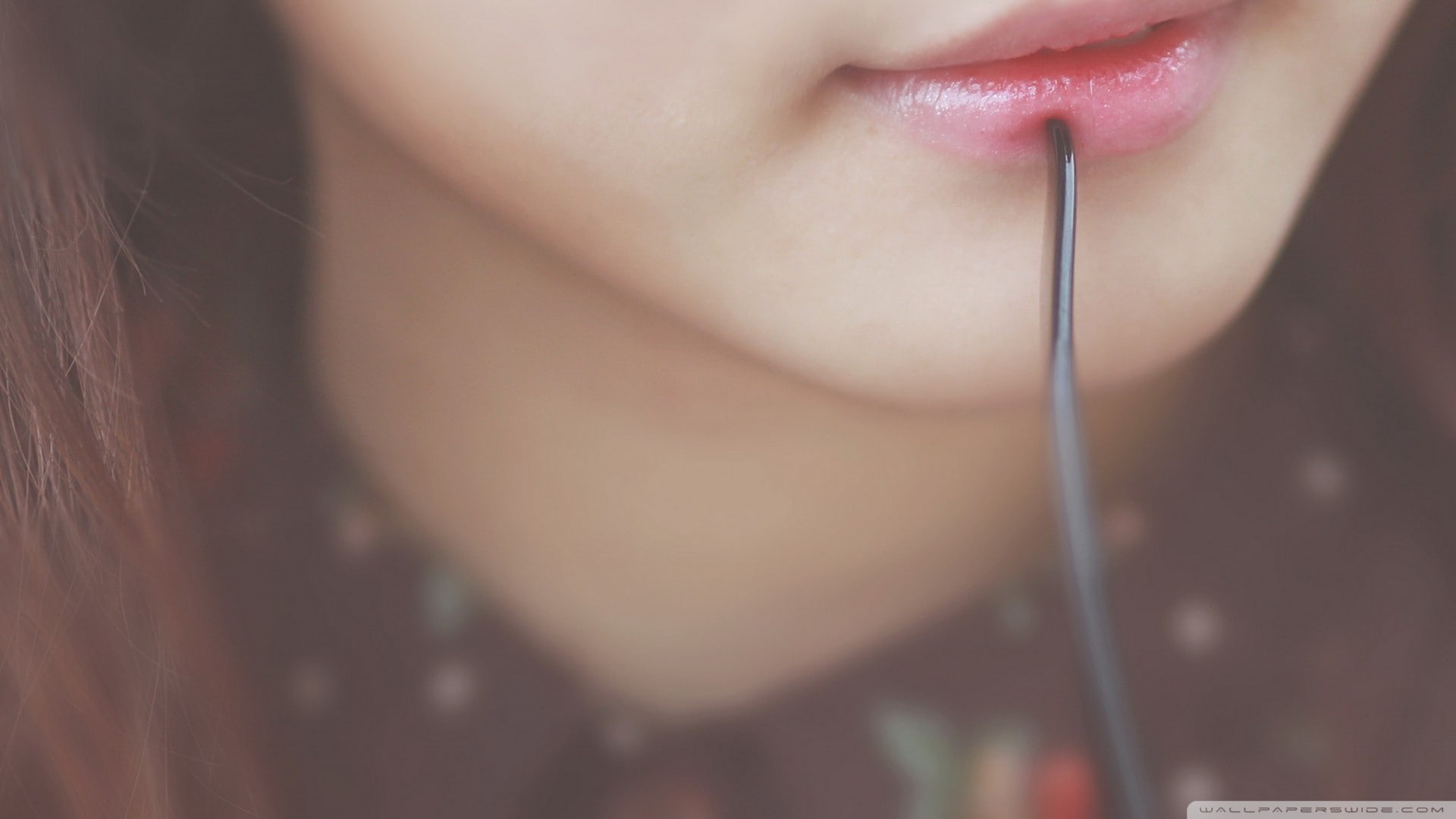 1080P, young adult, close-up, one person, beautiful woman, make-up, females, beauty, midsection, human face, young women, lipstick, human body part, body care and beauty, HD Wallpaper