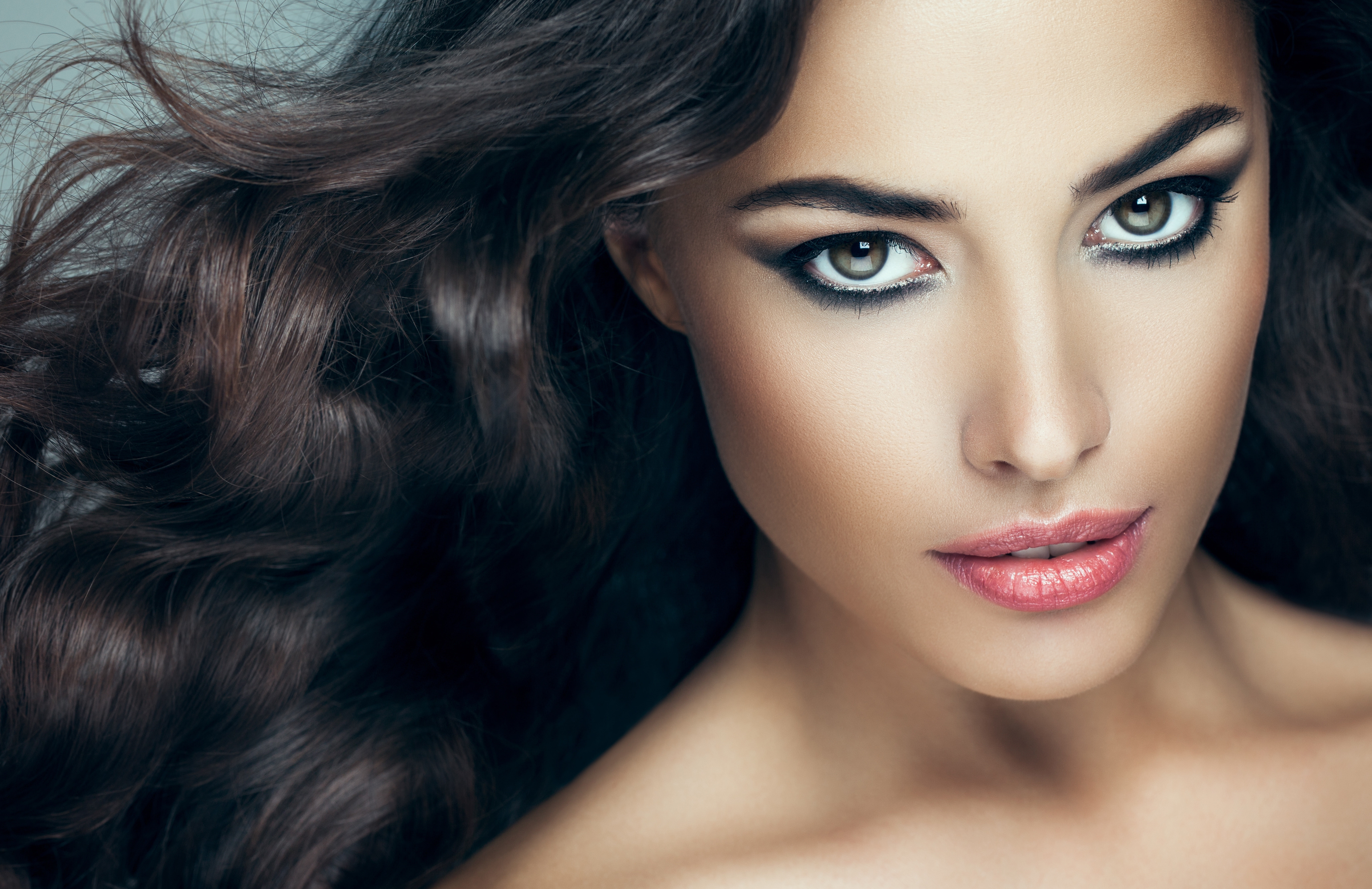 femininity, hair, human body part, caucasian Ethnicity, curly Hair, luxury, close-up, woman, color Image, body part, long Hair, fashion Model, studio Shot, HD Wallpaper