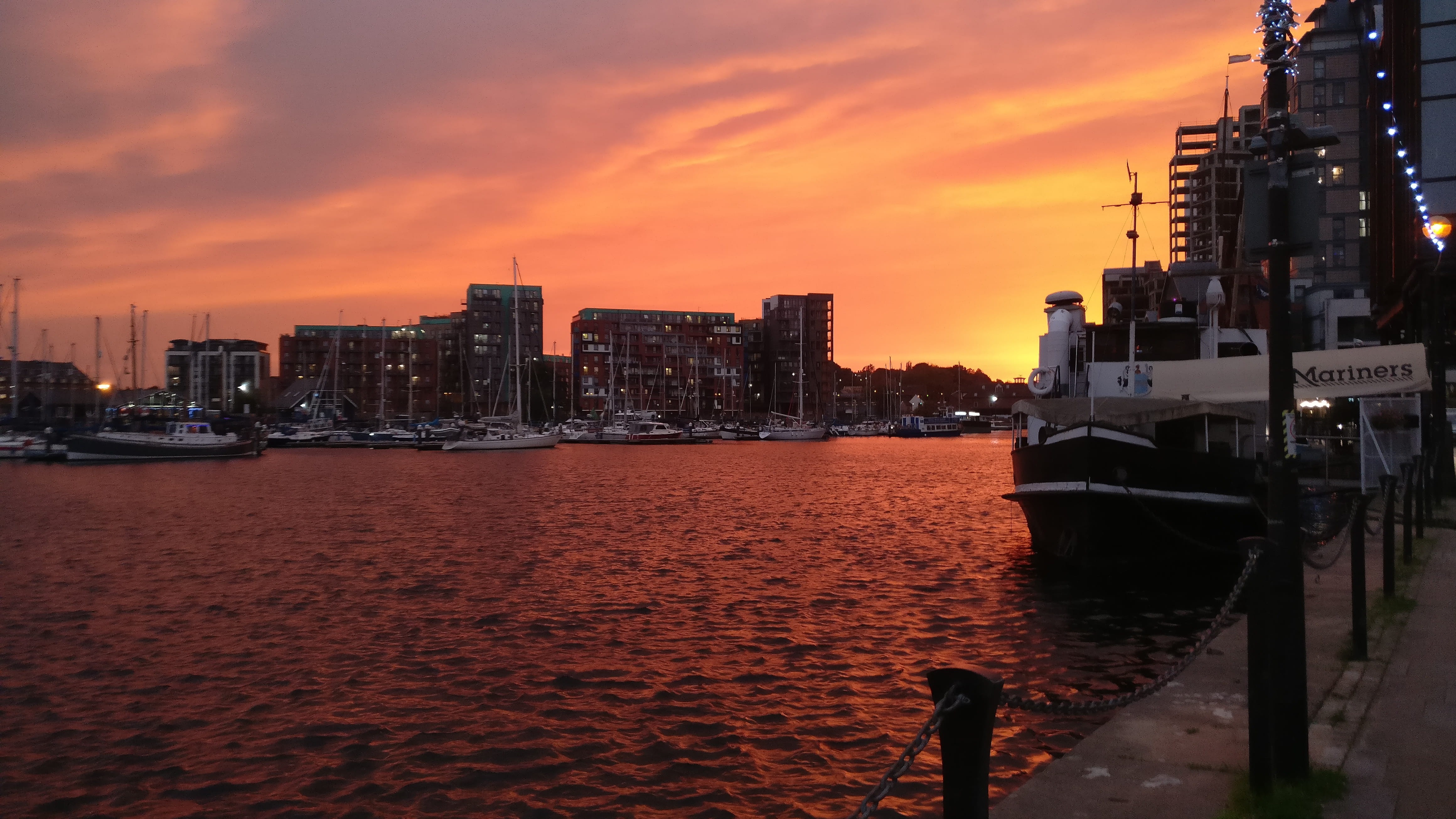 building, city, illuminated, vehicle, vessel, sea, suffolk, 4-6 wherry quay, water, nature, cloud - sky, outdoors, marina, sky, skyscraper, transportation, HD Wallpaper
