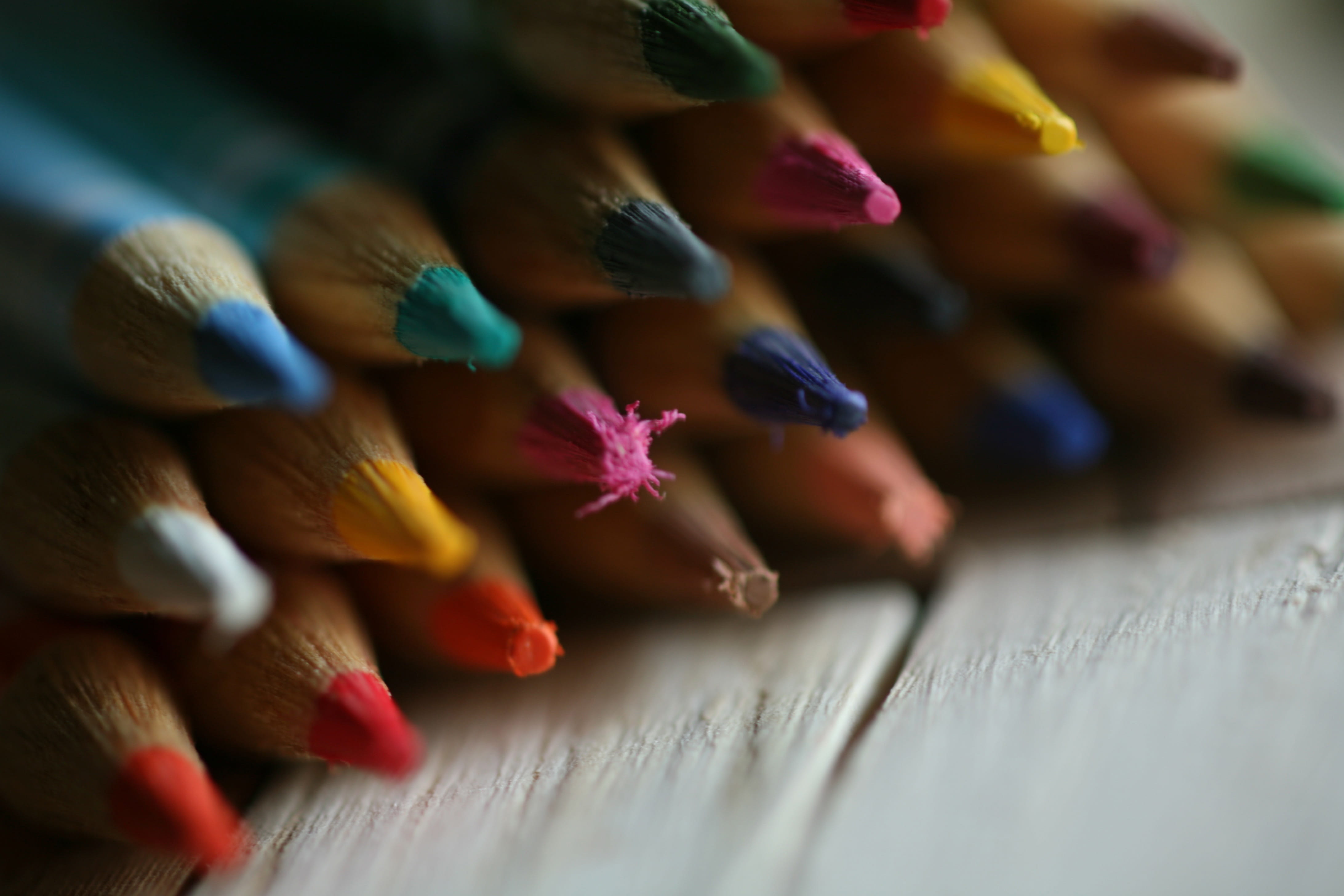 one person, adult, pencils, sharp, close-up, learning, manicure, various, multi Colored, wood - Material, Closeup, art and craft, art, nail polish, painting fingernails, HD Wallpaper