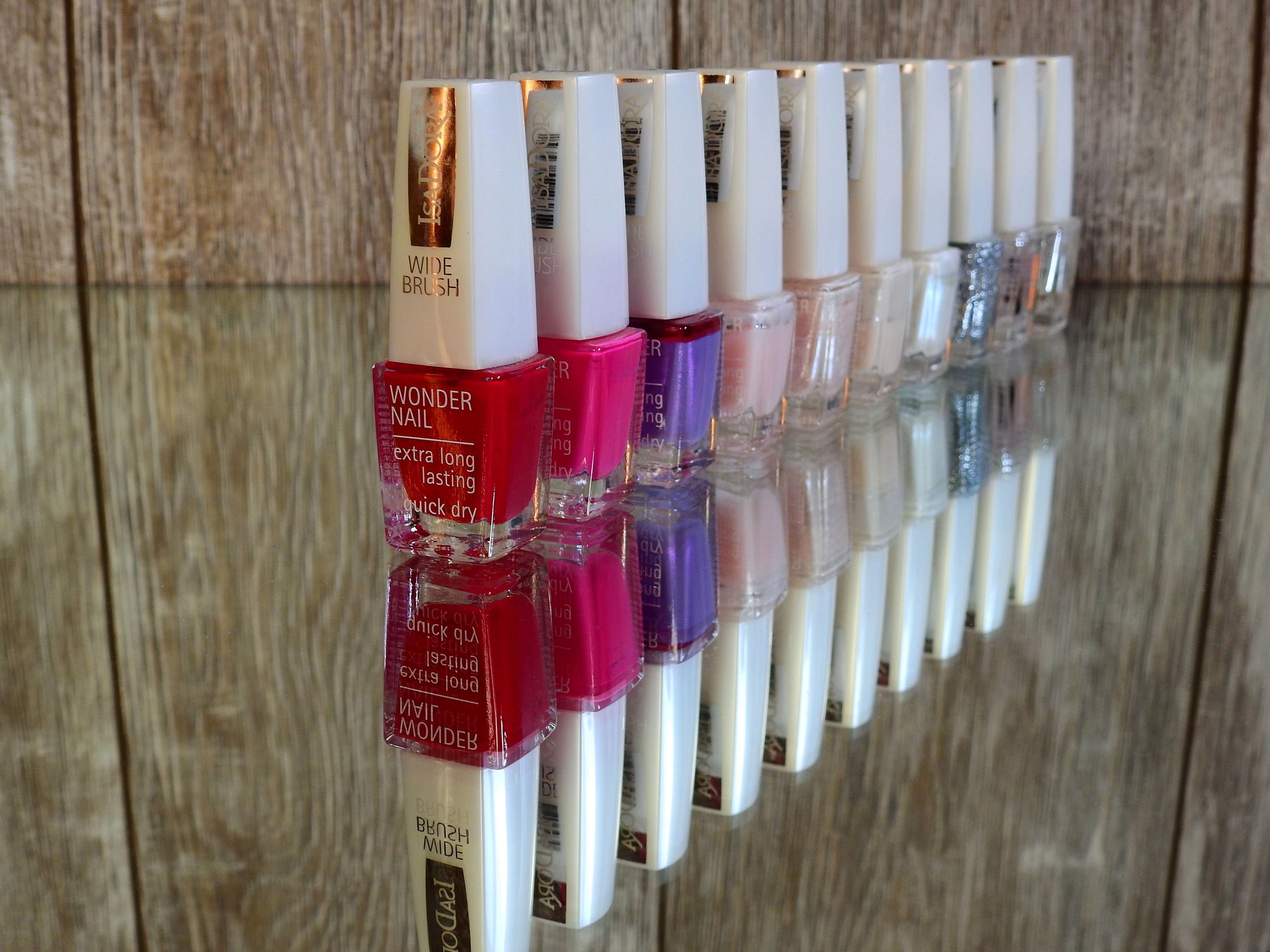 in a row, multi colored, wood - material, still life, color, nail design, no people, 4K, day, nails, pink color, indoors, lot, test tube, choice, cosmetics, HD Wallpaper