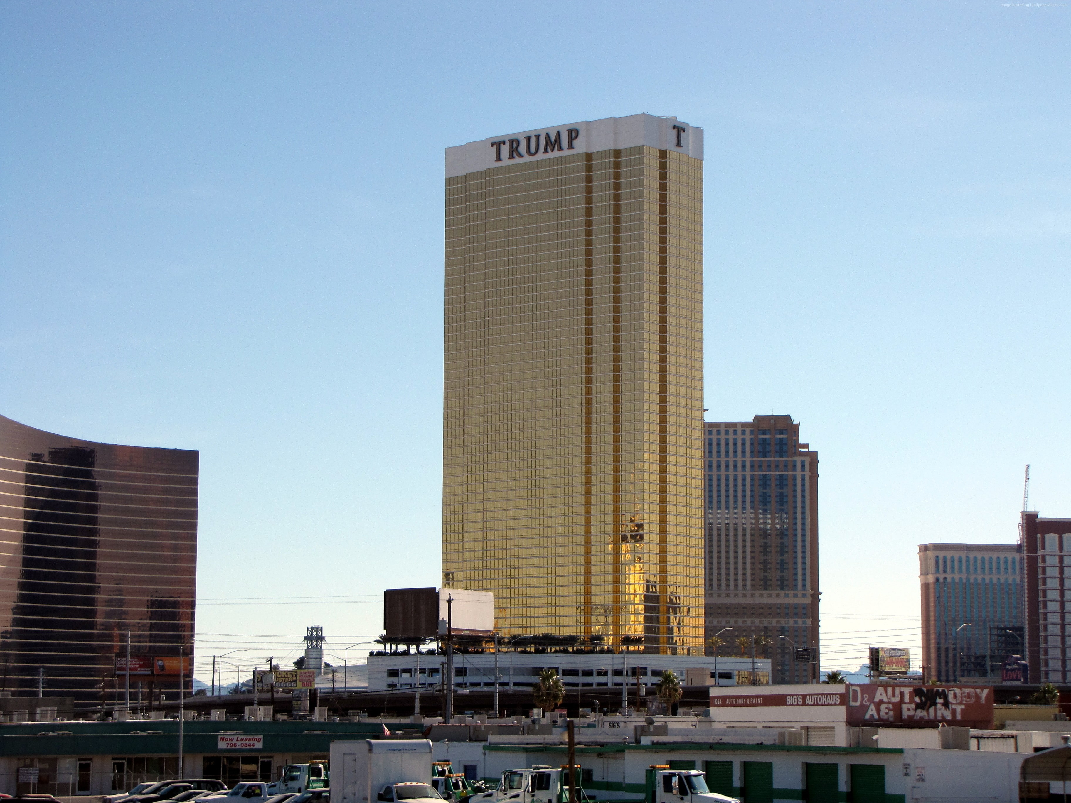 TRUMP, 2K, USA, hotel, Las Vegas, HD Wallpaper