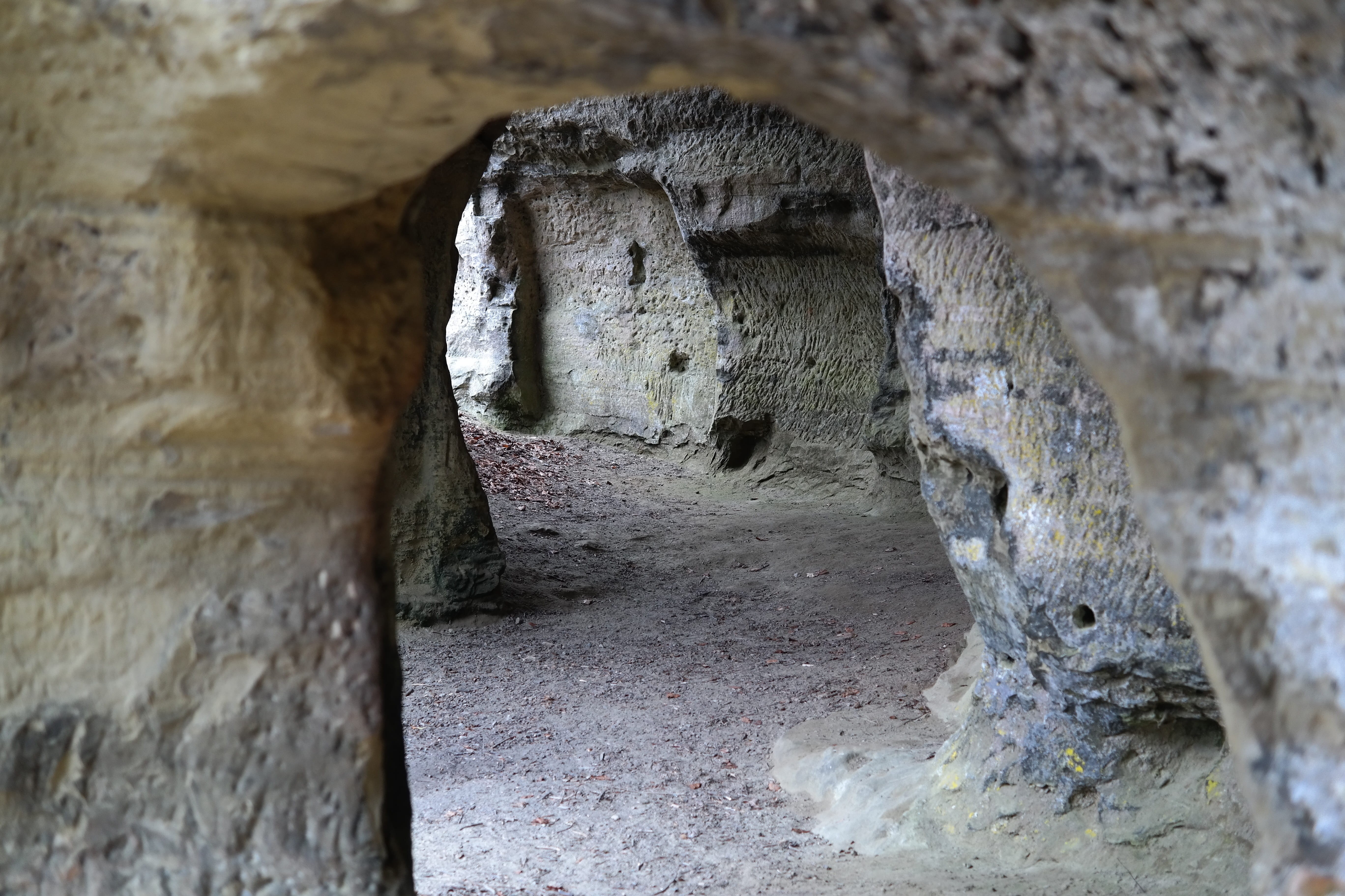 5K, rock - object, day, outdoors, breakthrough, rock formation, rock, nature reserve, caves, place of pilgrimage, solid, passage, no people, built structure, HD Wallpaper