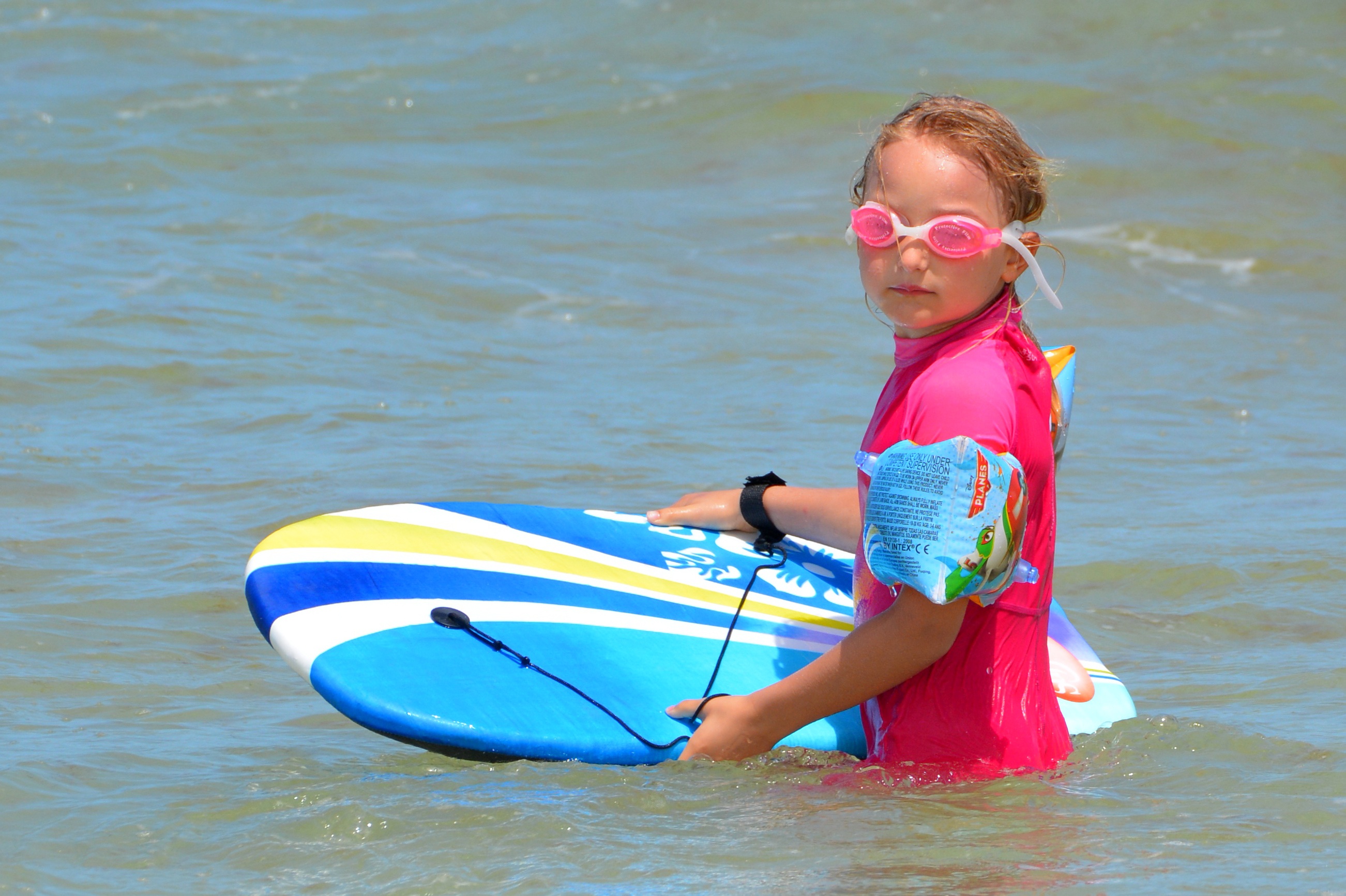 holiday, people, standing, day, innocence, swimming goggles, sports, uv-resistant clothing, child, women, casual clothing, childhood, real people, three quarter length, HD Wallpaper