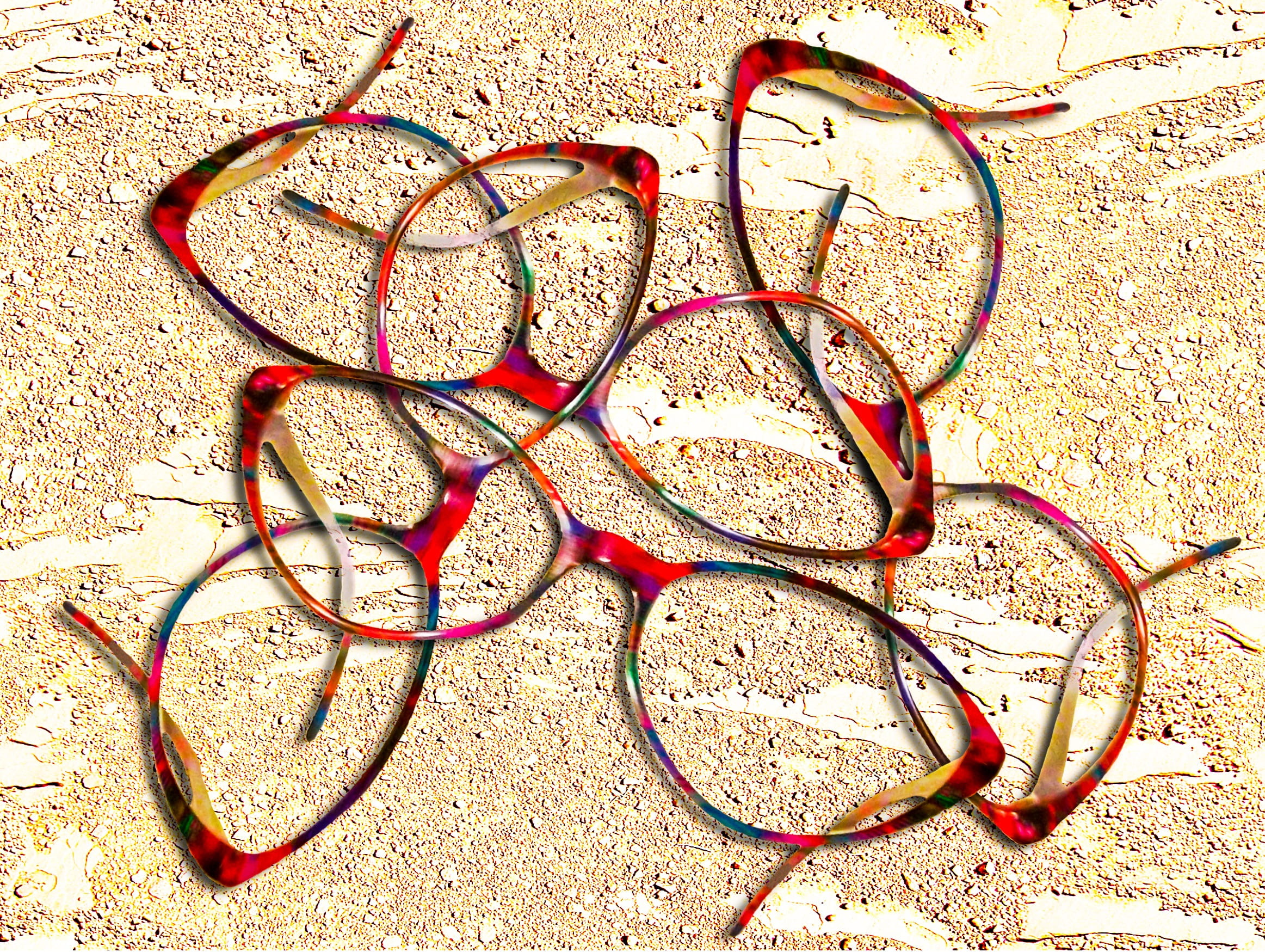 art object, lenses, wall - building feature, glasses, reading aid, see better, larger view, eyeglass frame, vision correction, nature, art, city, by looking, HD Wallpaper