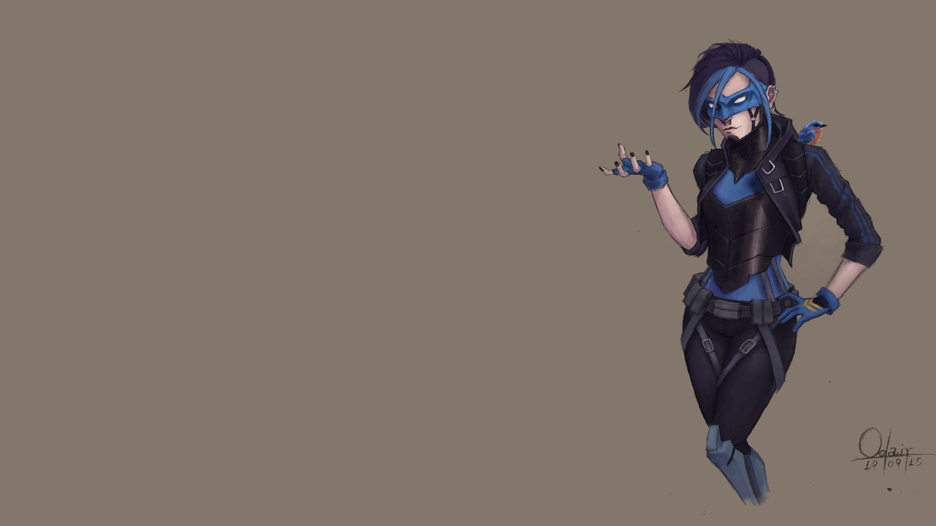 indoors, human arm, Bluebird (DC Comics), DC Comics, 1080P, vitality, hairstyle, full length, copy space, Harper Row, Comics, fashion, one person, young adult, HD Wallpaper