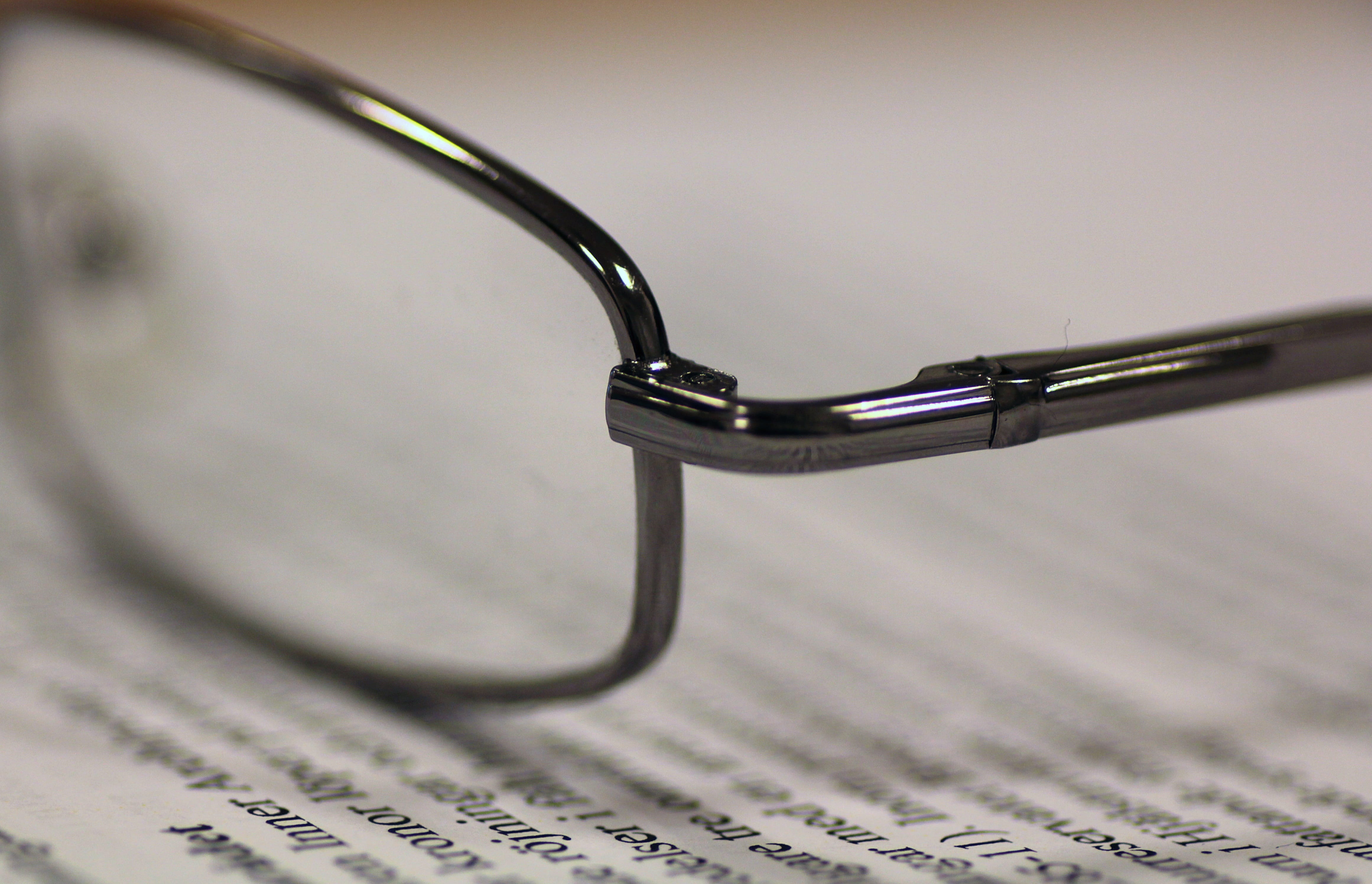eyesight, healthcare and medicine, eyeglasses, photography, ends, focus, no people, Paper, frame, 4K, still life, Text, spectacle frames, security, close-up, HD Wallpaper