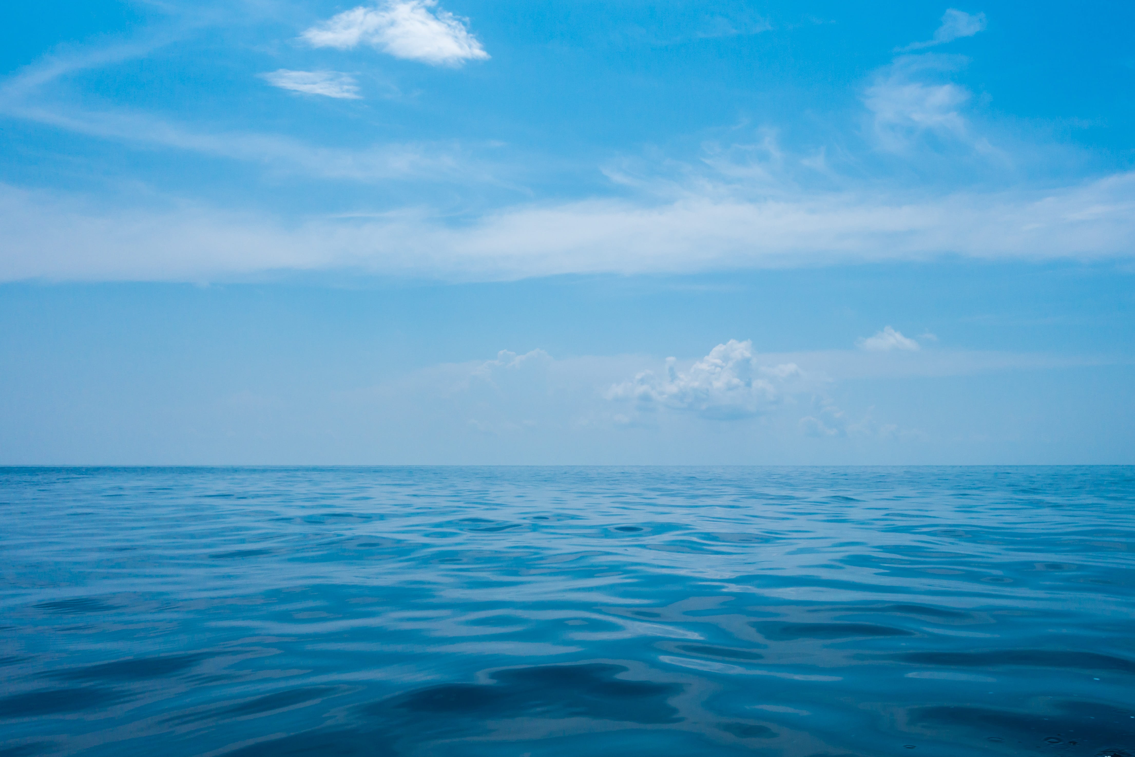 horizon, sea, water, cloud - sky, no people, sky, non-urban scene, beauty in nature, schönwetter, horizon over water, scenics - nature, day, idyllic, tranquil scene, HD Wallpaper