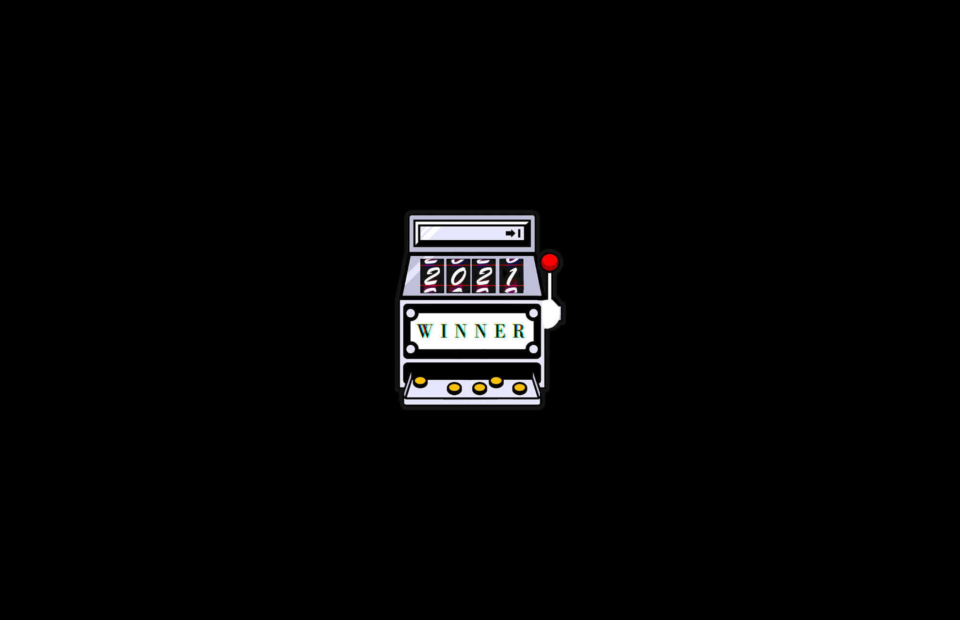 1080P, numbers, simple, 2021 (new year), Bandit, dark, HD Wallpaper