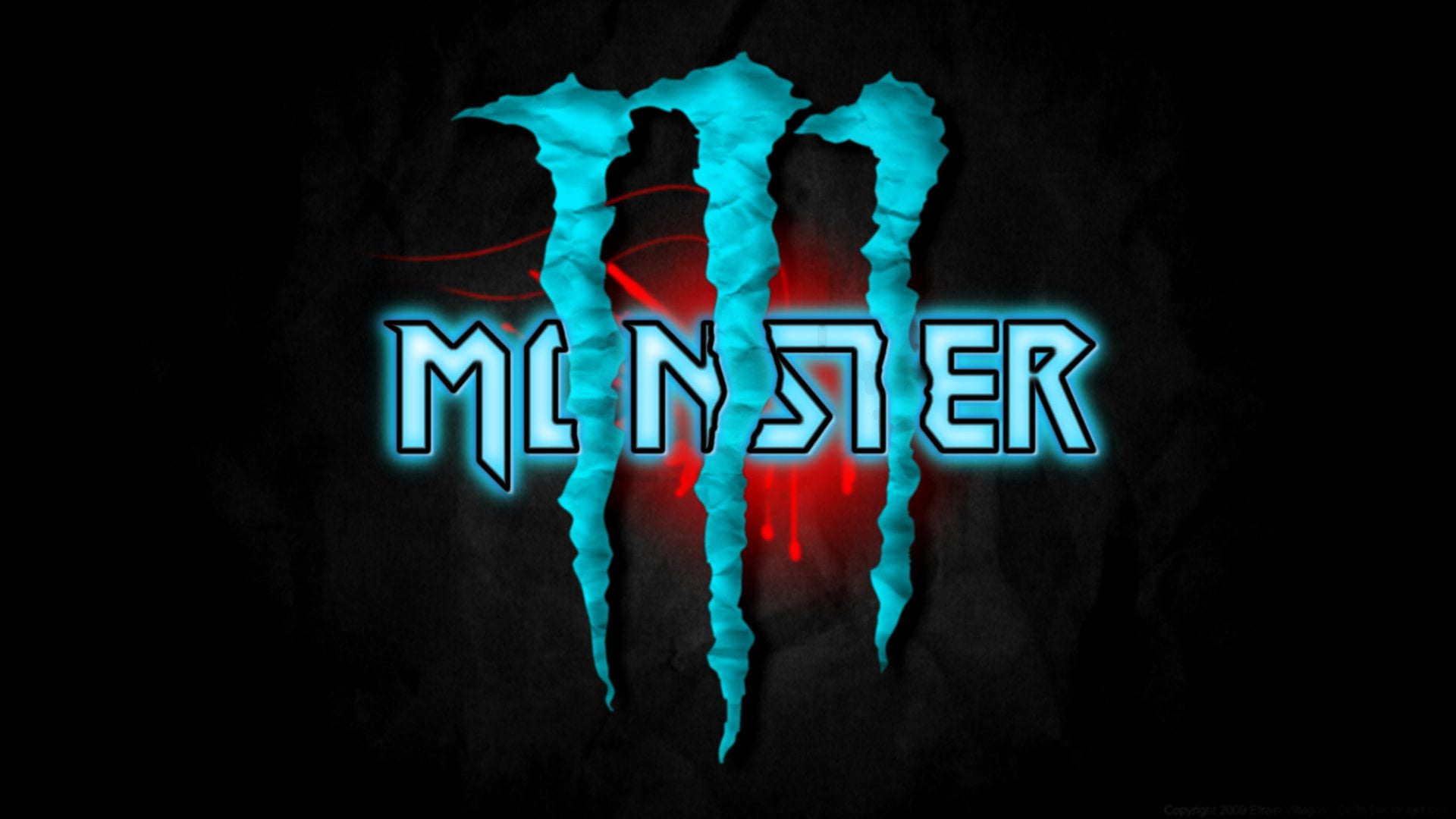 communication, Energy, western script, night, single word, information sign, Drink, Monster, 1080P, creativity, text, representation, black background, HD Wallpaper