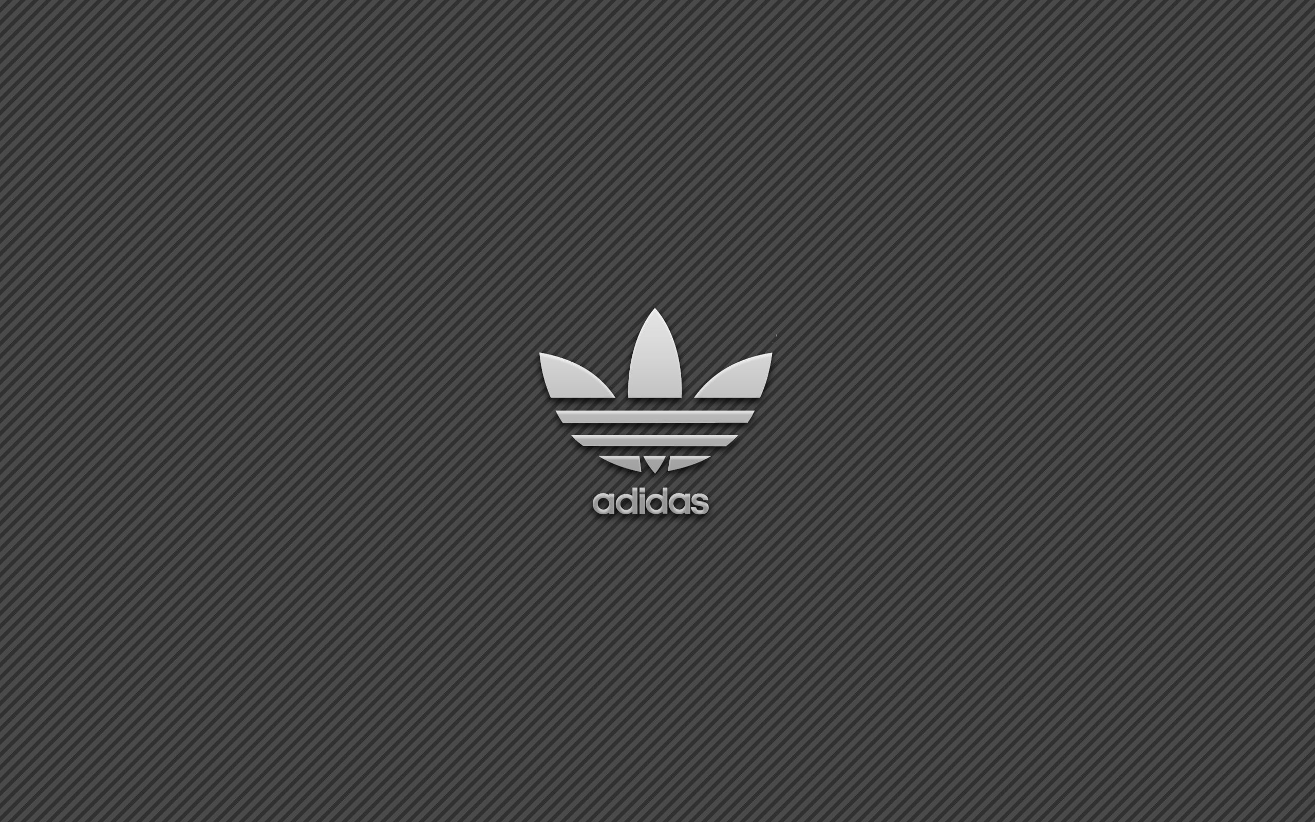 simple, shoes, brand, background, logo, adidas, 2K, HD Wallpaper