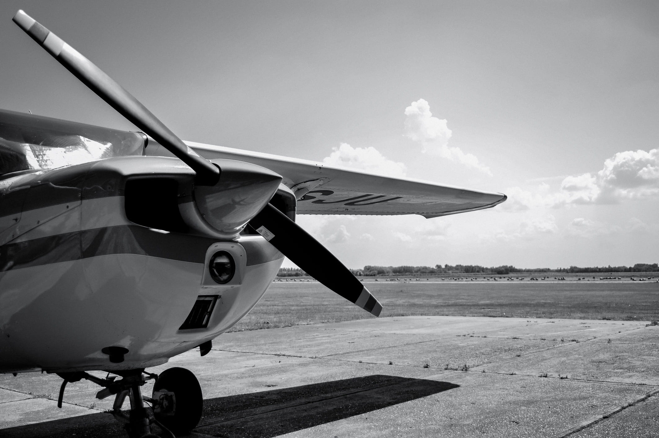 day, fly, aviation, outdoors, airport, mode of transportation, small, no people, fighter plane, air vehicle, summer, propeller, airplane, Aeroplane, airport runway, HD Wallpaper