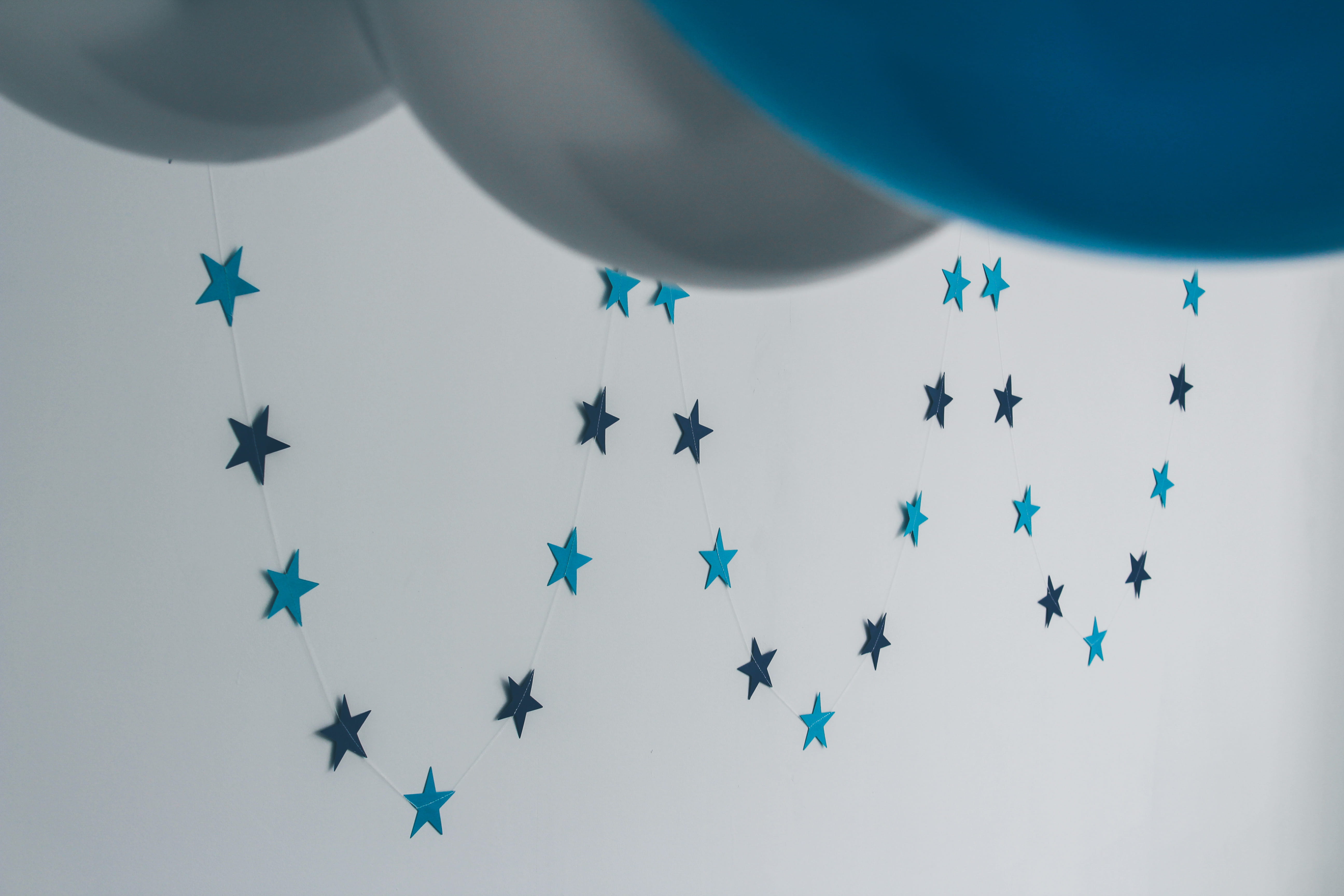large group of objects, mid-air, trademark, text, vehicle, design, event, sky, aircraft, celebration, diagram, shape, balloon, number, wall, blue, plot, HD Wallpaper