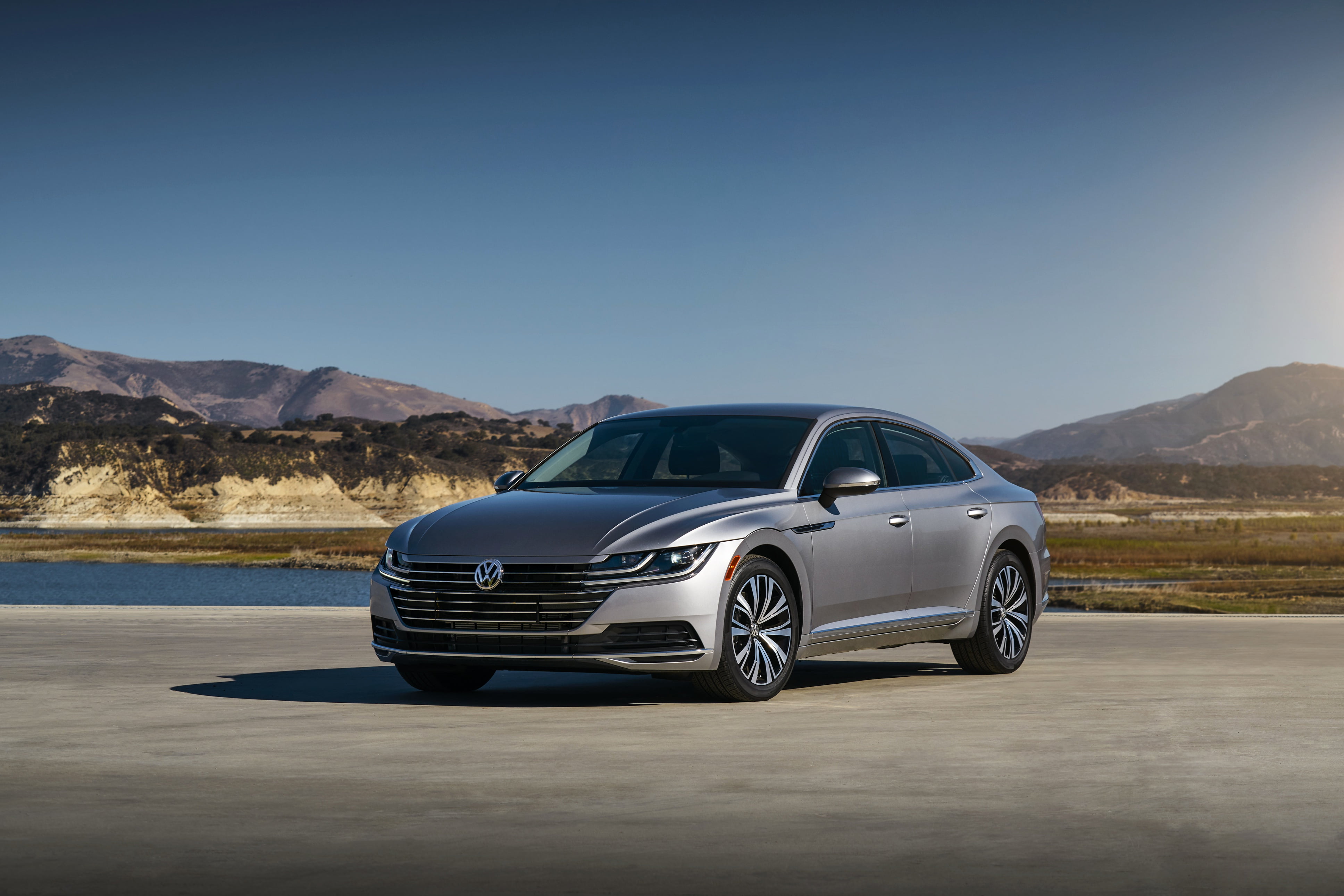 Compact Car, Volkswagen Arteon, Volkswagen, Vehicle, Car, 4K, Silver Car, HD Wallpaper