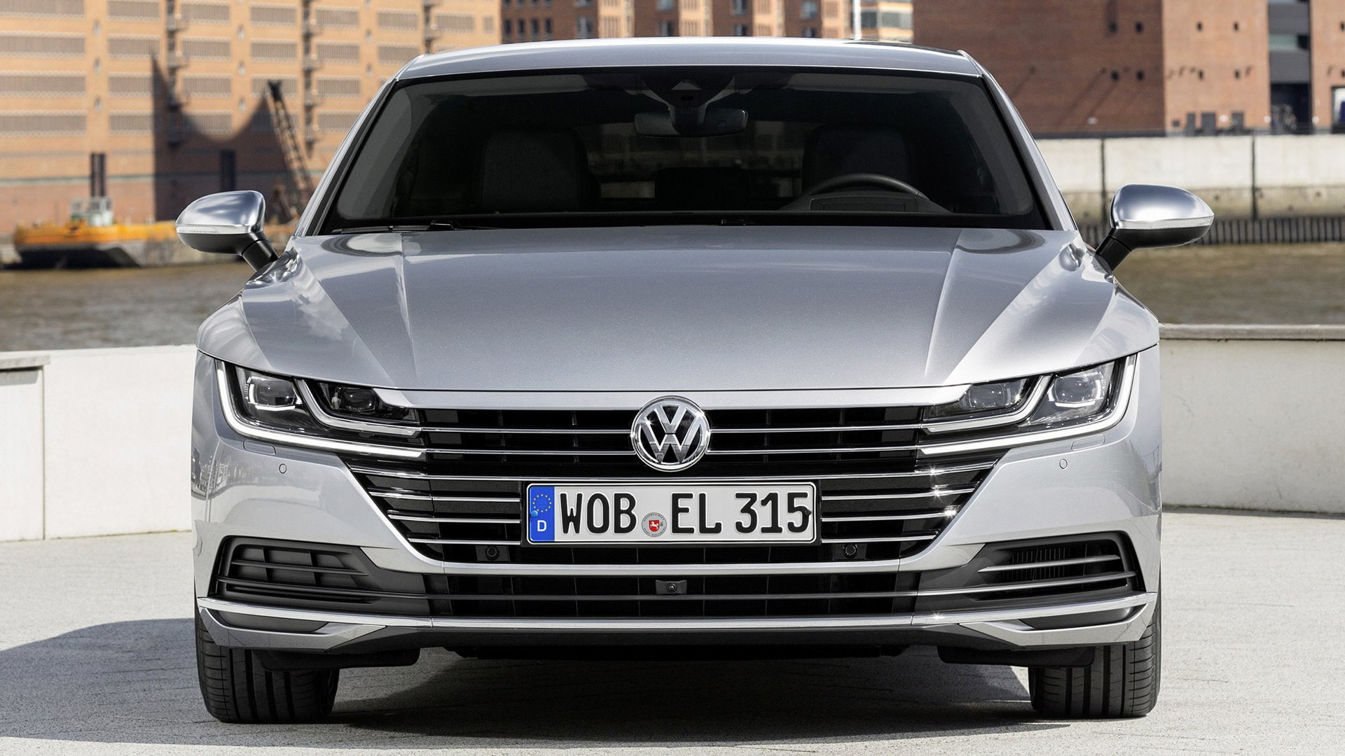 Silver Car, Volkswagen, Sedan, Luxury Car, Volkswagen Arteon, 1080P, Car, HD Wallpaper