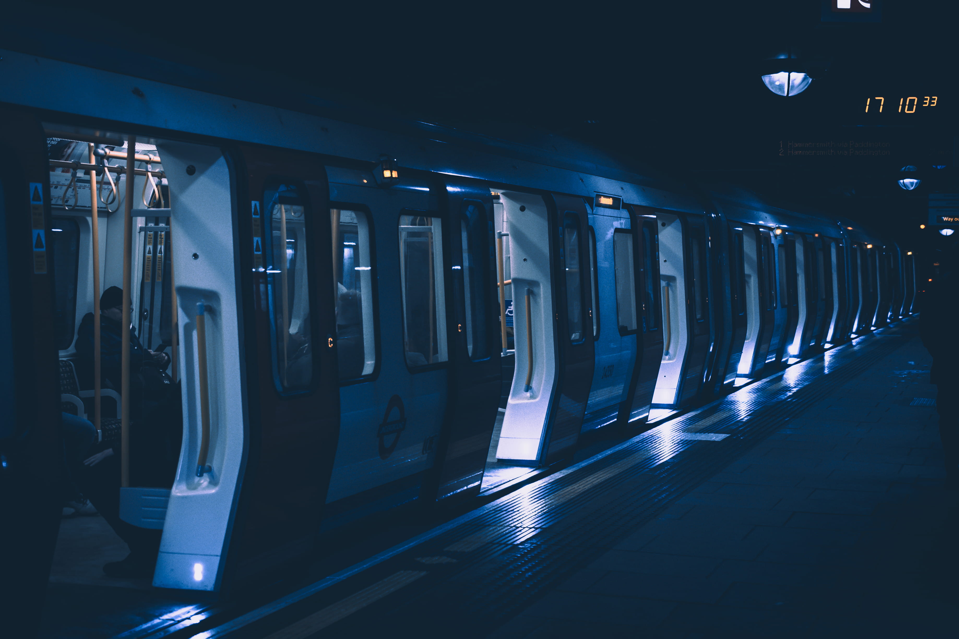 indoors, light, no people, person, train - vehicle, sitting, in a row, transportation, train station, travel, architecture, public transportation, illuminated, HD Wallpaper