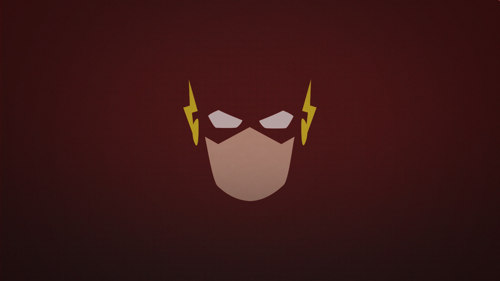 speed triple, Flash, 1080P, face, red, The Flash, arrows, HD Wallpaper