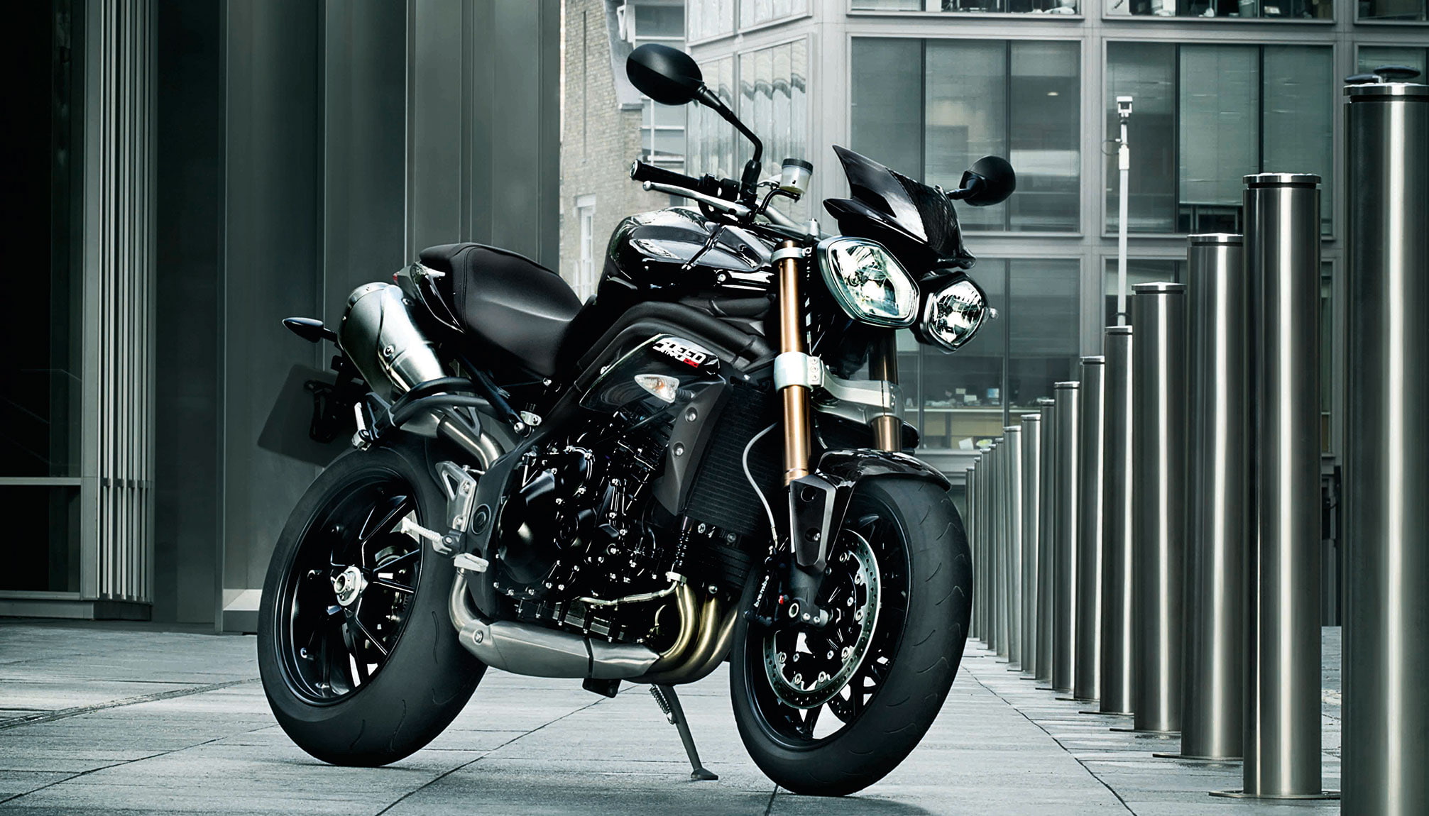 triple, 2013, 1080P, speed, triumph, HD Wallpaper