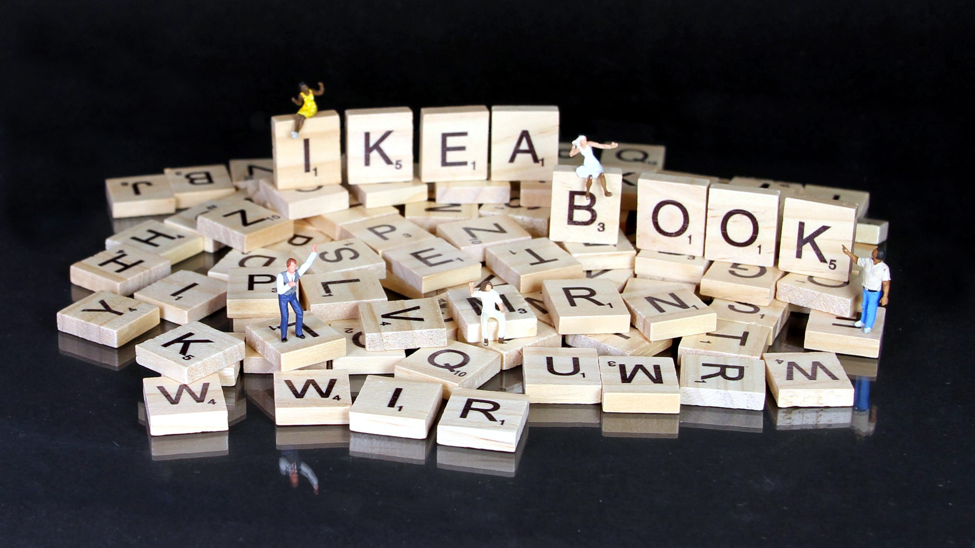 words, toy, creative, no people, model construction figure, lüttje, studio shot, western script, toy block, miniature figure, ikea, indoors, large group of objects, HD Wallpaper