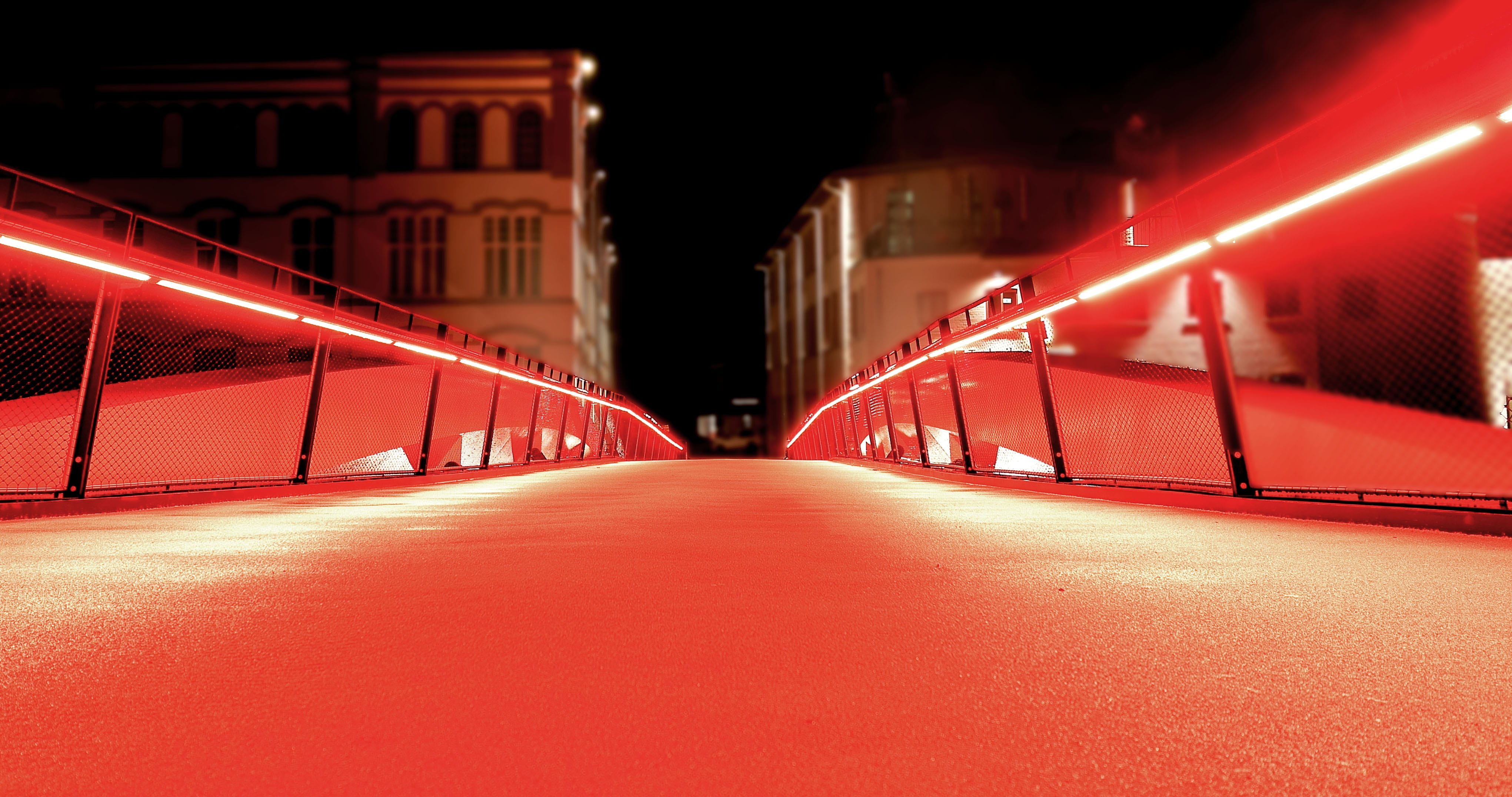 transportation, diminishing perspective, 4K, darkness, outdoors, the way forward, lighting equipment, connection, no people, railway station, light art, HD Wallpaper