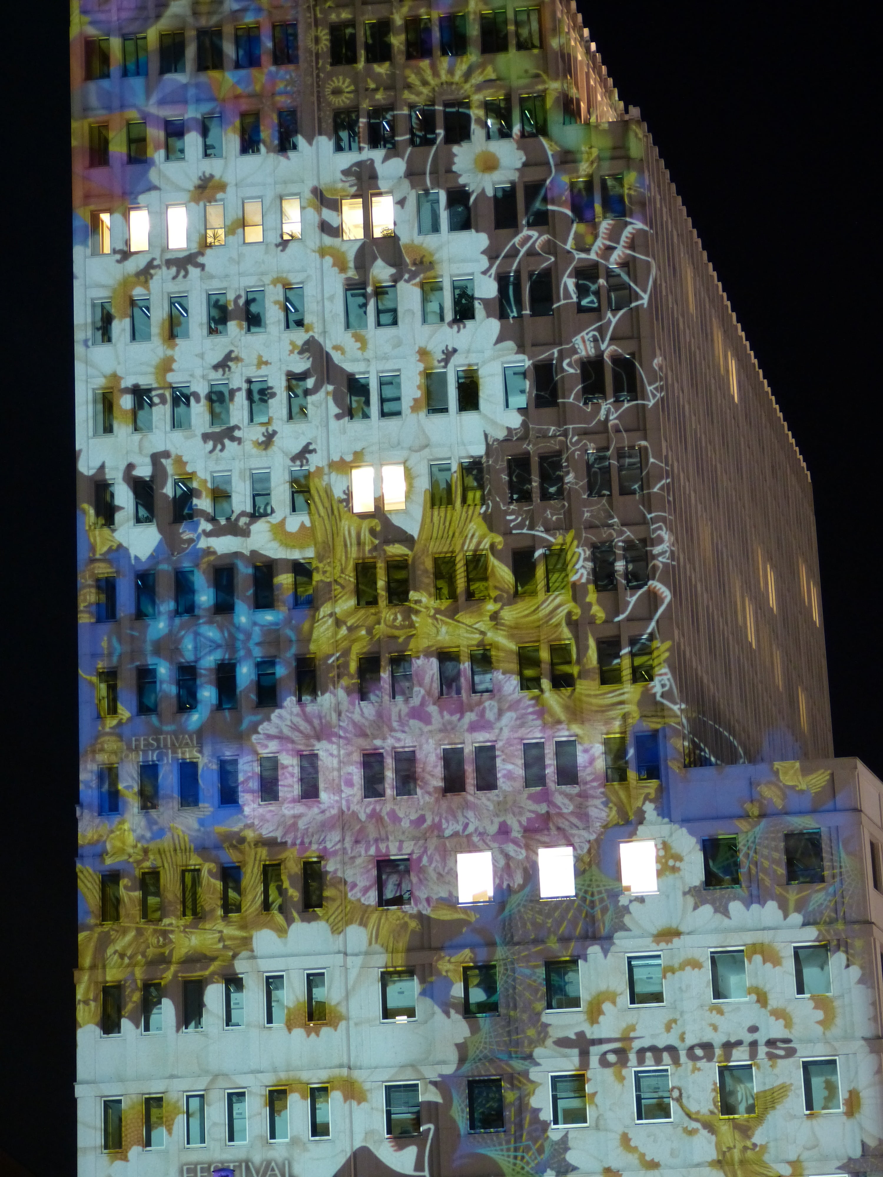 4K, illuminated, darkness, large group of objects, berlin, architecture, tungsten, nature, modern, space, window, transparent, festival of light, facade, Phone HD Wallpaper