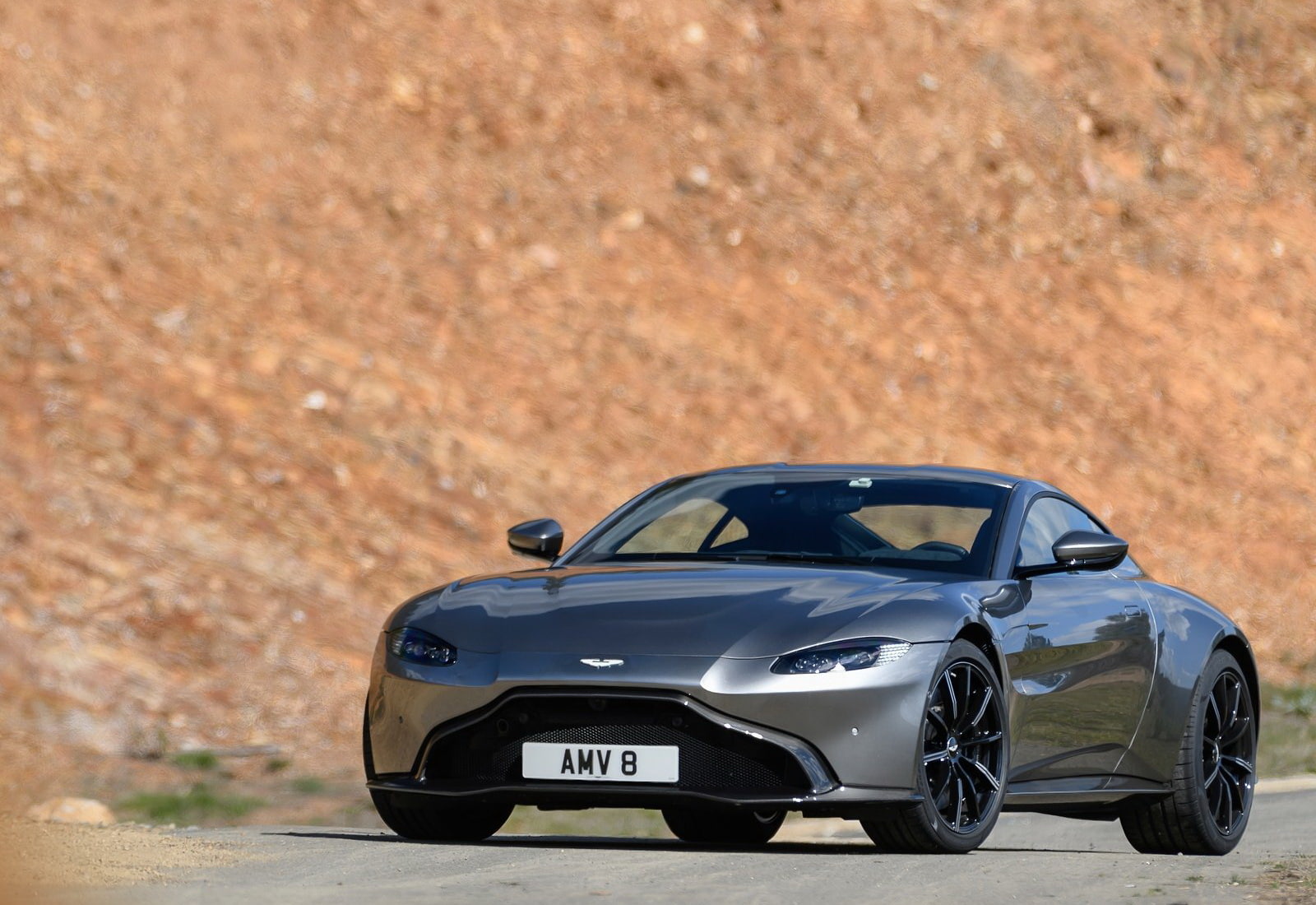 land vehicle, transportation, mode of transportation, toy car, road, car, silver, no people, nature, aston, sport, vantage, wall, 720P, martin, outdoors, HD Wallpaper