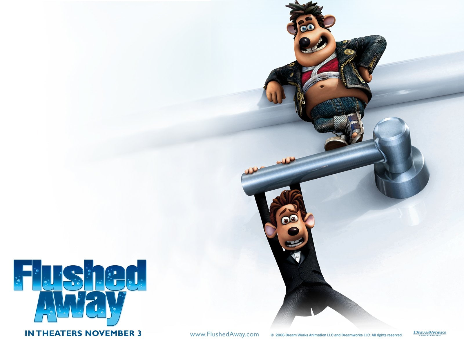 Movie, 720P, Flushed Away, HD Wallpaper