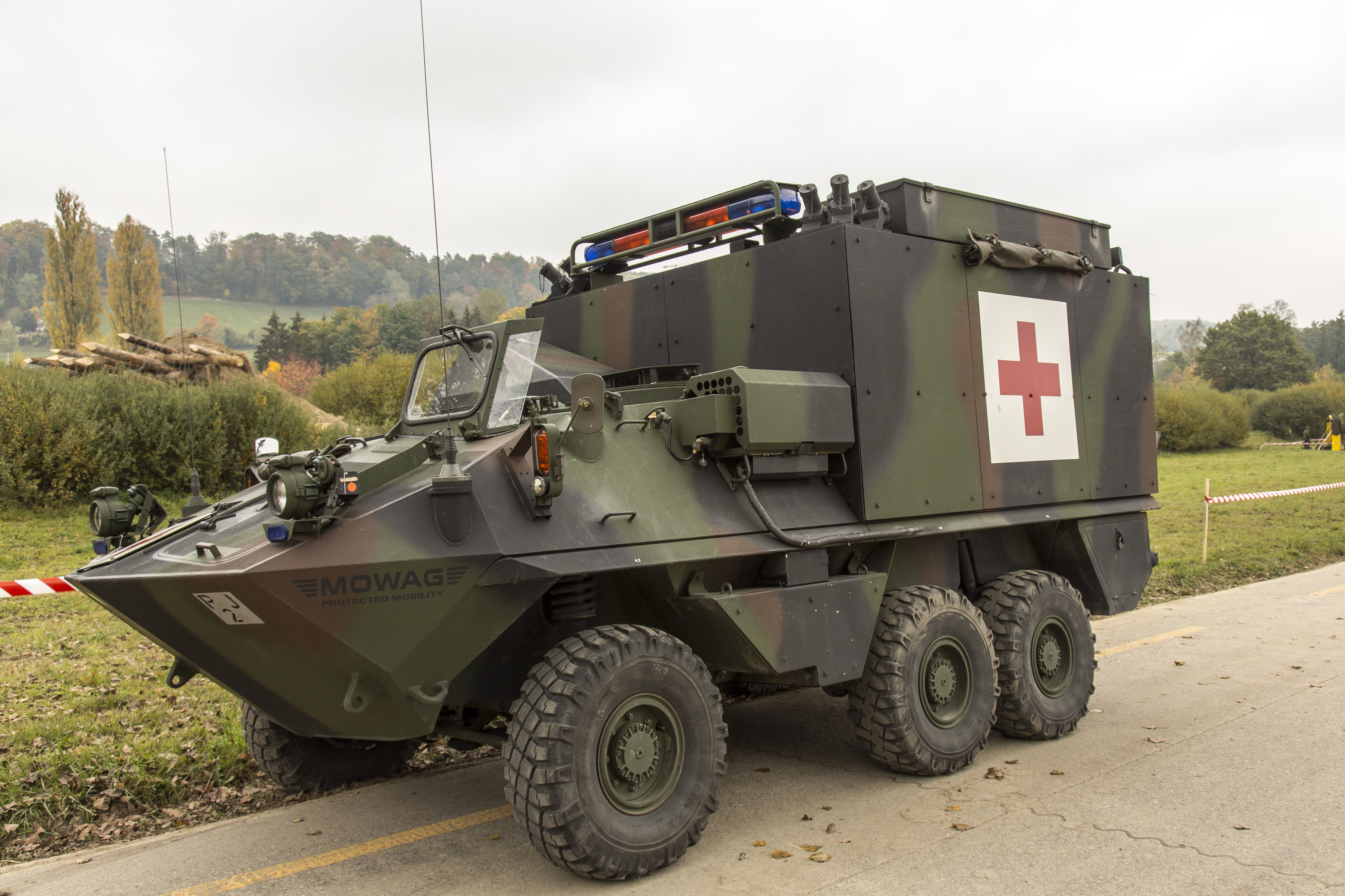 5K, Ambulance, Sanitary, car, Mowag Piranha, HD Wallpaper