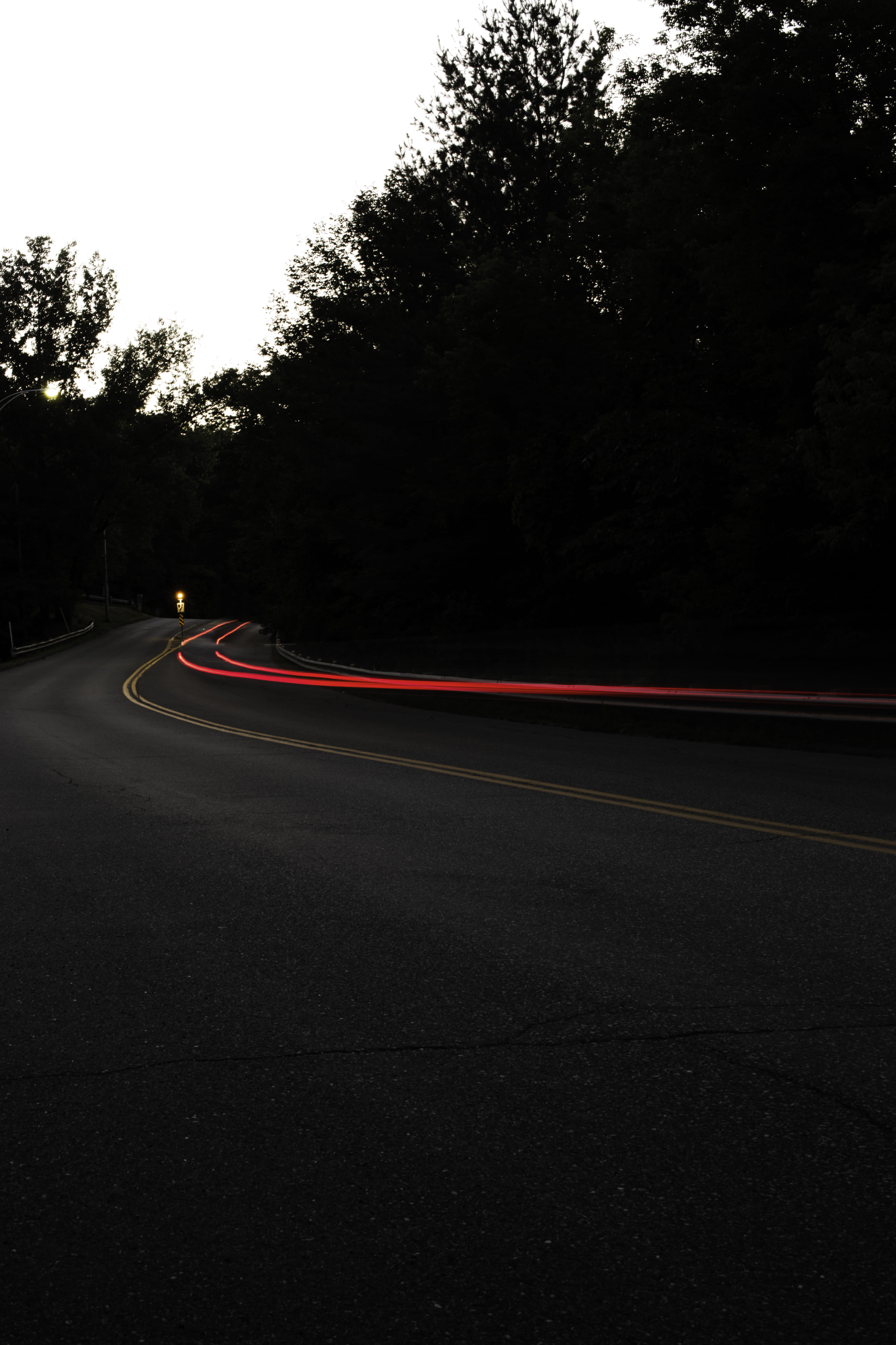 road Trip, speed, cars, color, transportation, 5K, concrete, passing, travel, tree, highway, street, dark, woodland, outdoors, light, nature, landscape, Phone HD Wallpaper