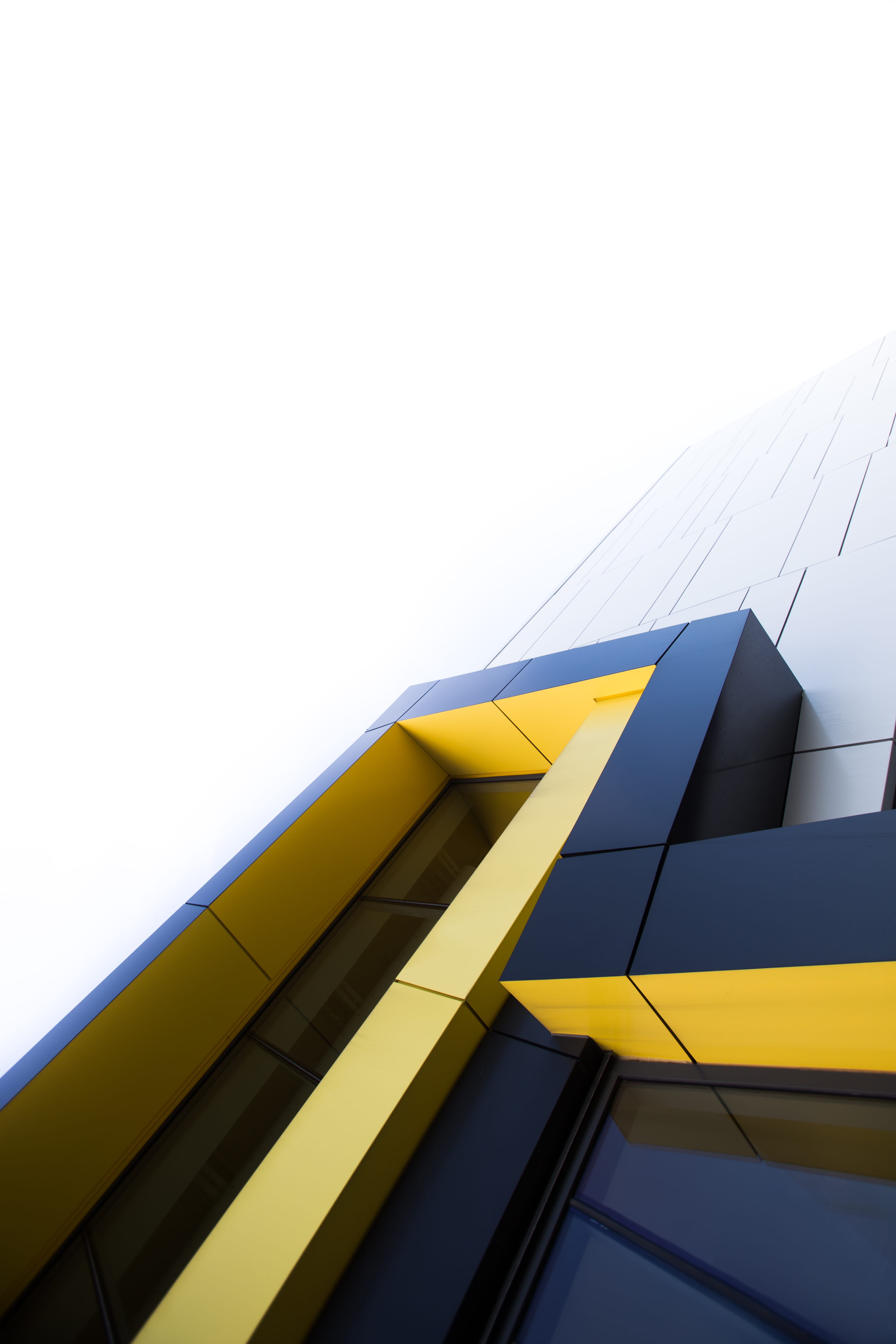 abstract, futuristic, facade, city, tall - High, wall - Building Feature, shape, no People, cat, friend, window, vanishing Point, sky, skyscraper, pattern, Phone HD Wallpaper