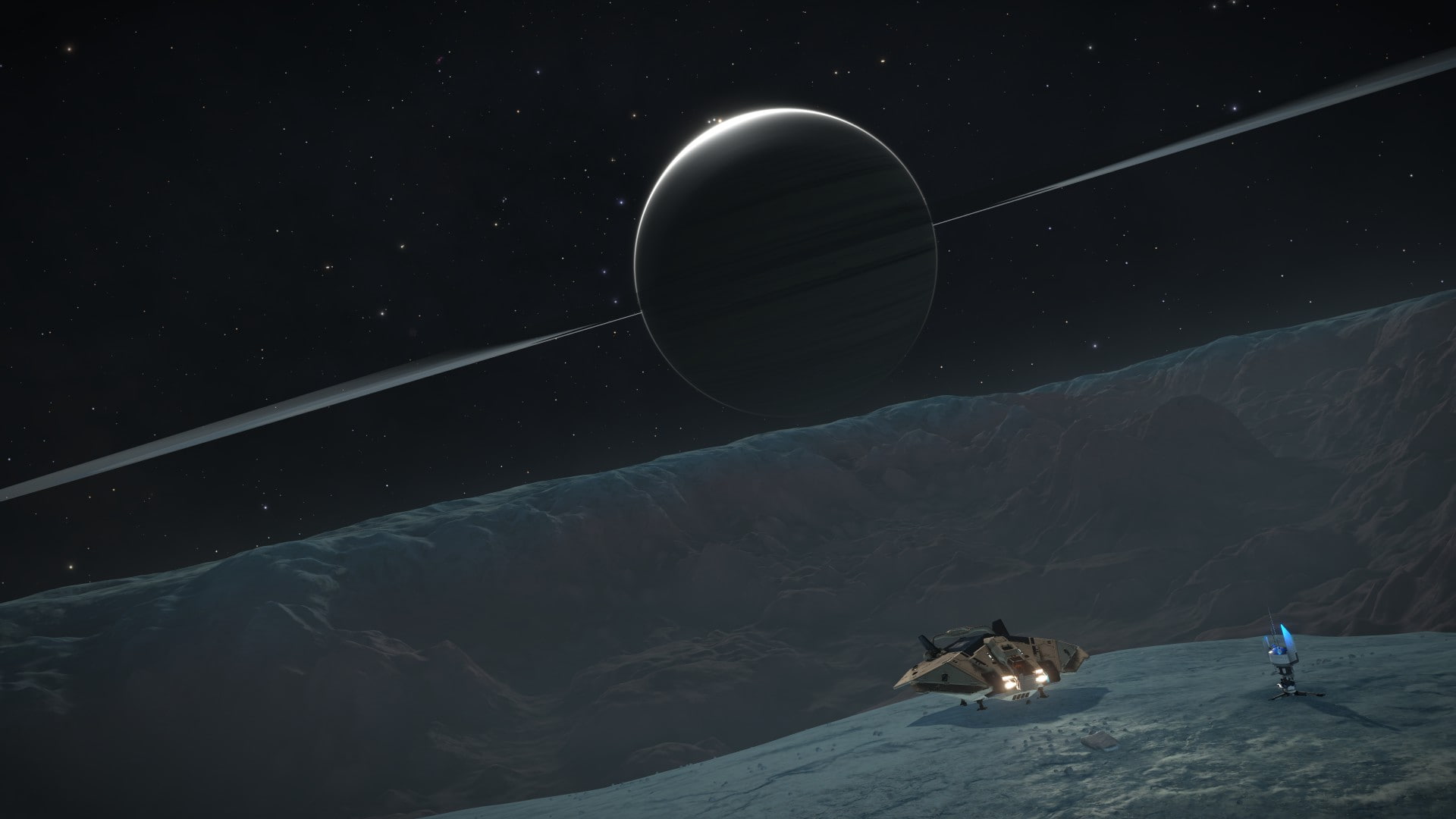 ASP Explorer, 1080P, planet, Elite: Dangerous, Ed, Gas Giant, Planetary Rings, Space Simulator, space, spaceship, HD Wallpaper