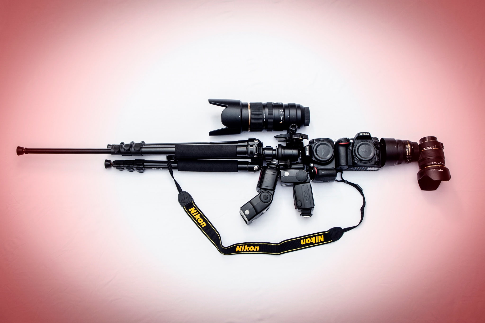 camera, 1080P, dslr, nikon, background, black, cameras, Nikon M16, HD Wallpaper