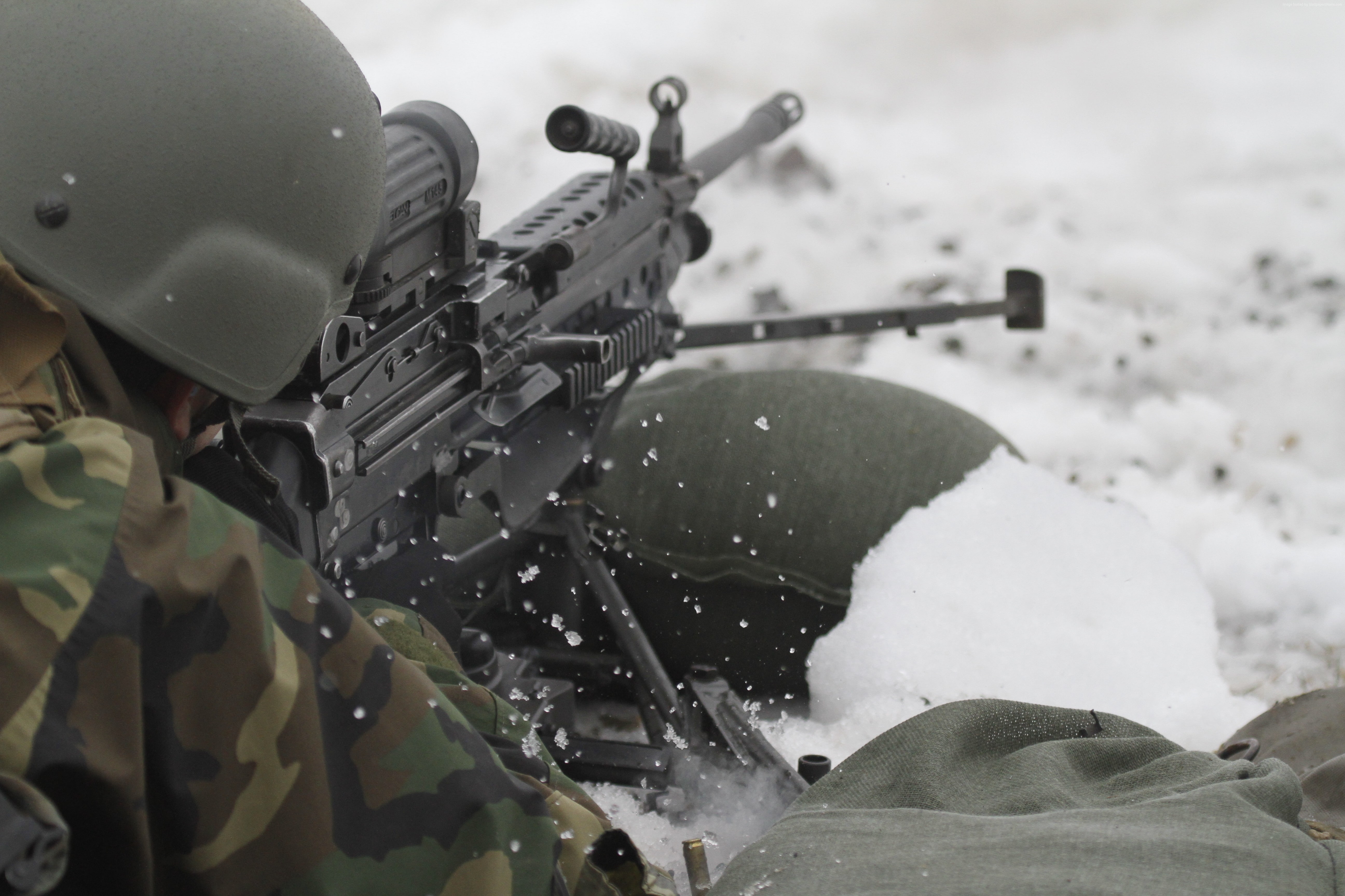 M60, machine gun, 5K, US Army, HD Wallpaper