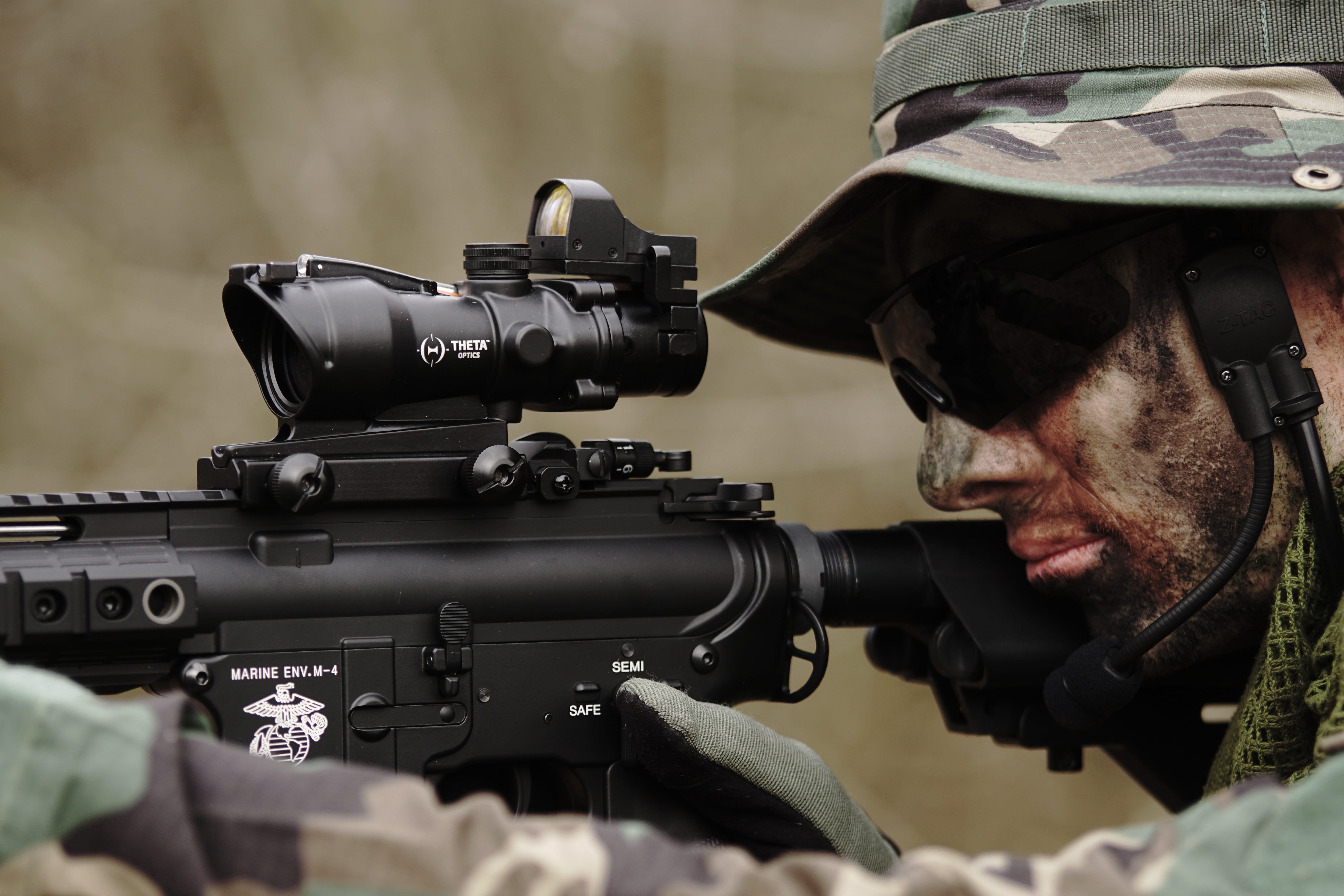airsoftguns, 5K, gun, machine gun, one person, specna arms, government, weapon, army, rifle, asg, fighting, outdoors, commando, replica airsoft, shooting a weapon, HD Wallpaper