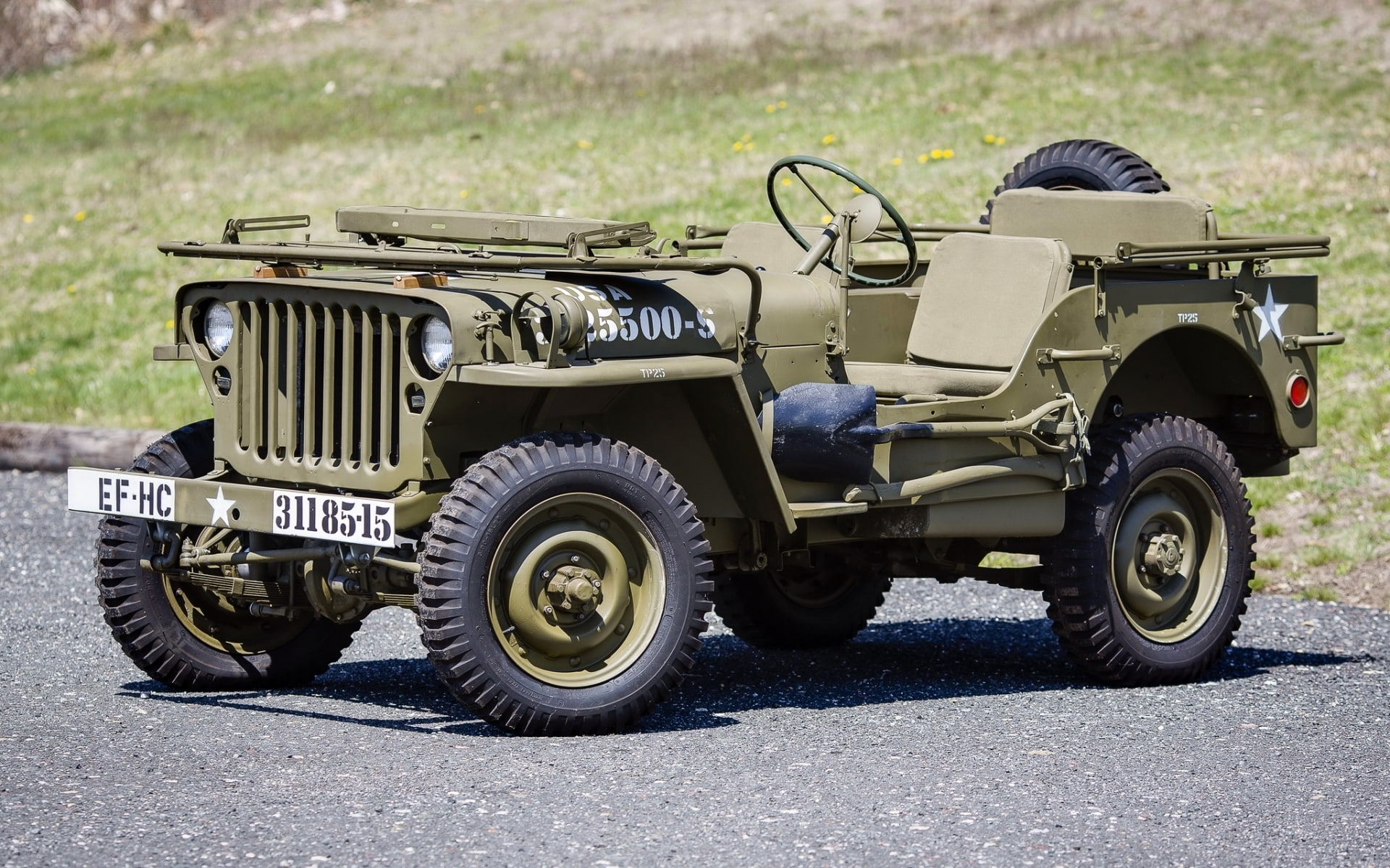 jeep, ww2, retro, military, willys, 1080P, HD Wallpaper