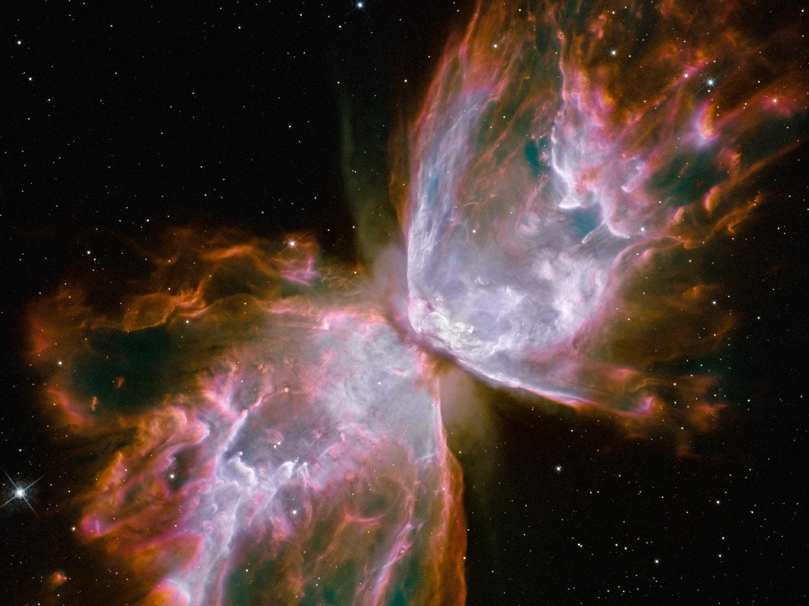 outer, nebulae, wings, space, butterfly, 720P, HD Wallpaper