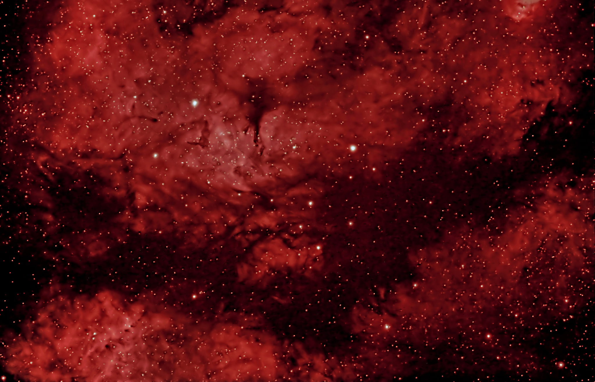 astronomy, galaxy, mystery, HaRGB, star - space, outdoors, 1080P, milky way, majestic, nebula, constellation, dust, stars, nature, (IC 1318), space exploration, HD Wallpaper
